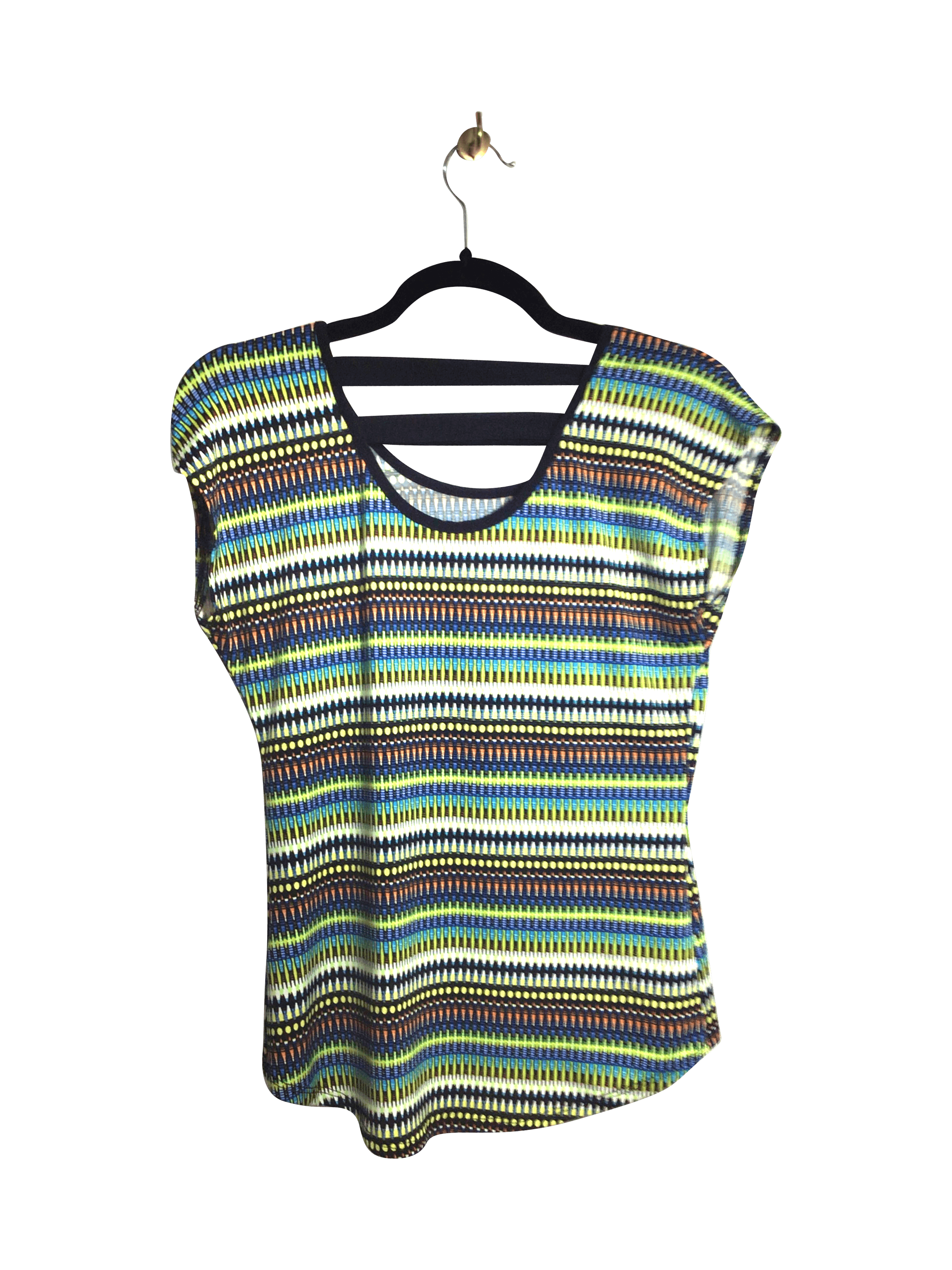Stylish BRODY MILES Women's Regular Fit Green T-Shirt - Size S