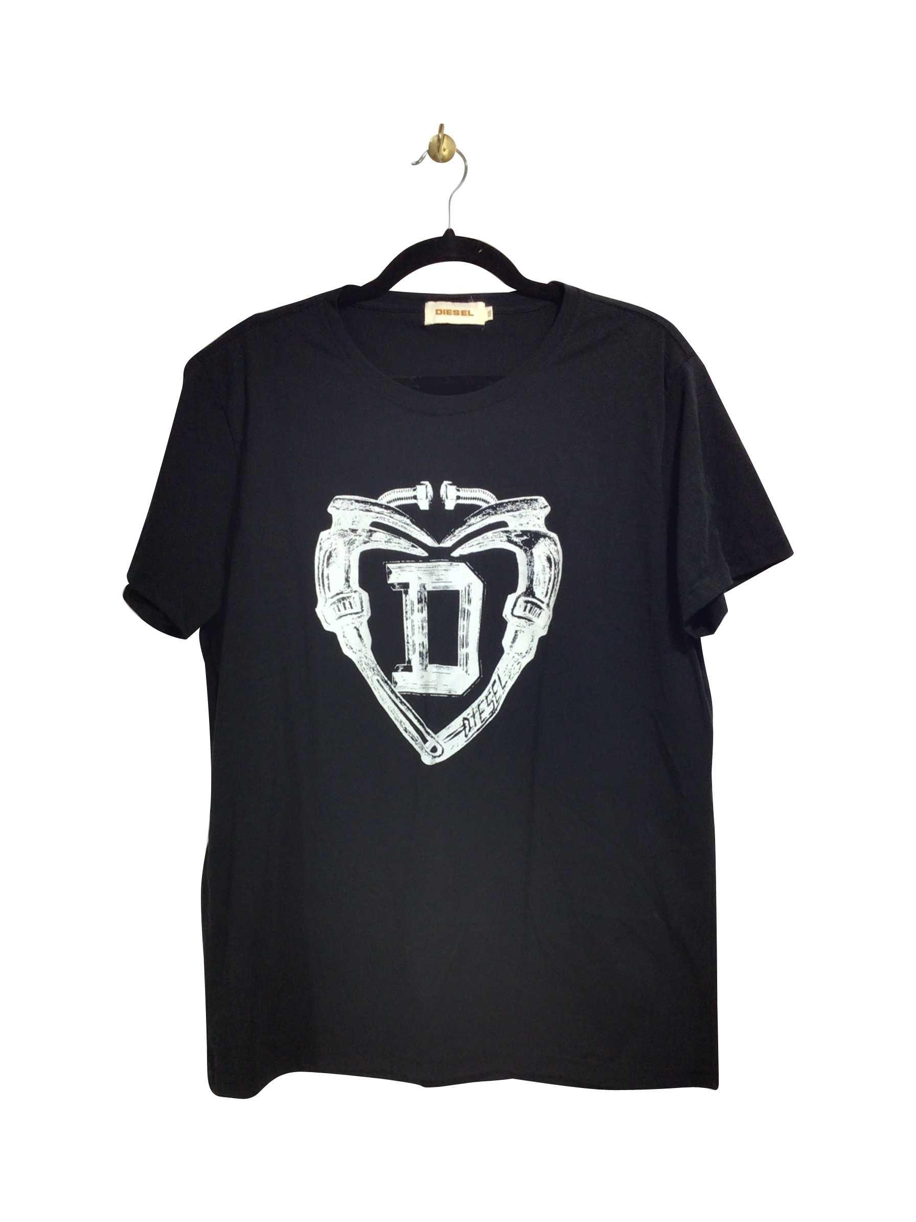 DIESEL Stylish Regular Fit Second - hand Black T - shirt in XXL
