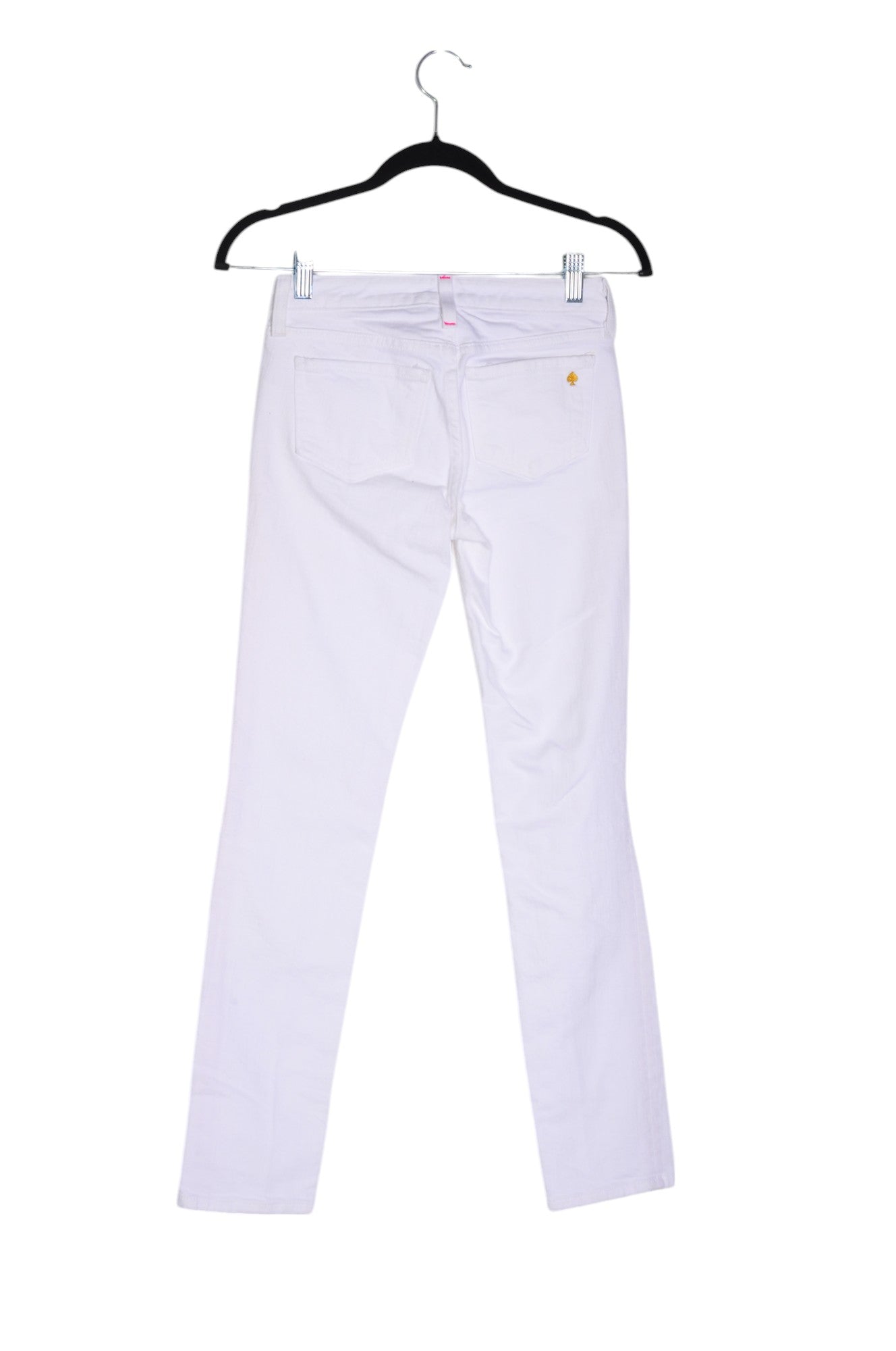 Stylish KATE SPADE Women's White Regular Fit Straight-Legged Jeans - Size 24