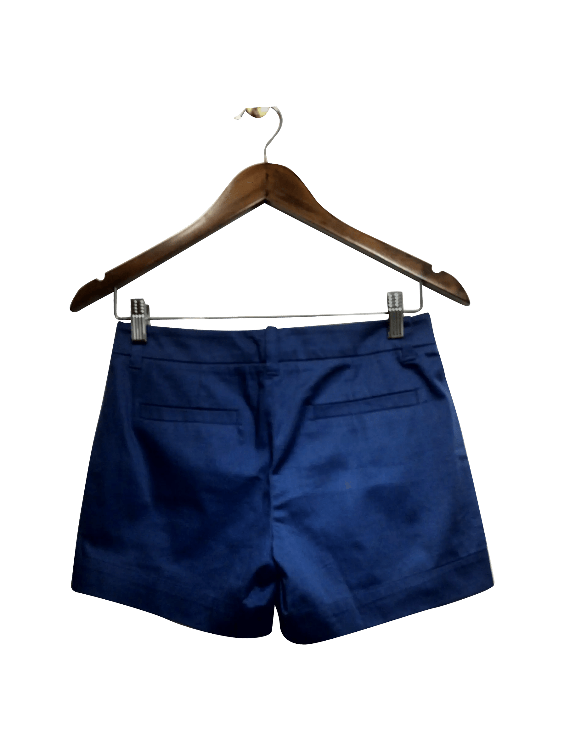 JACOB Blue Regular Fit Mid - Thigh Length Pant Shorts Size 0