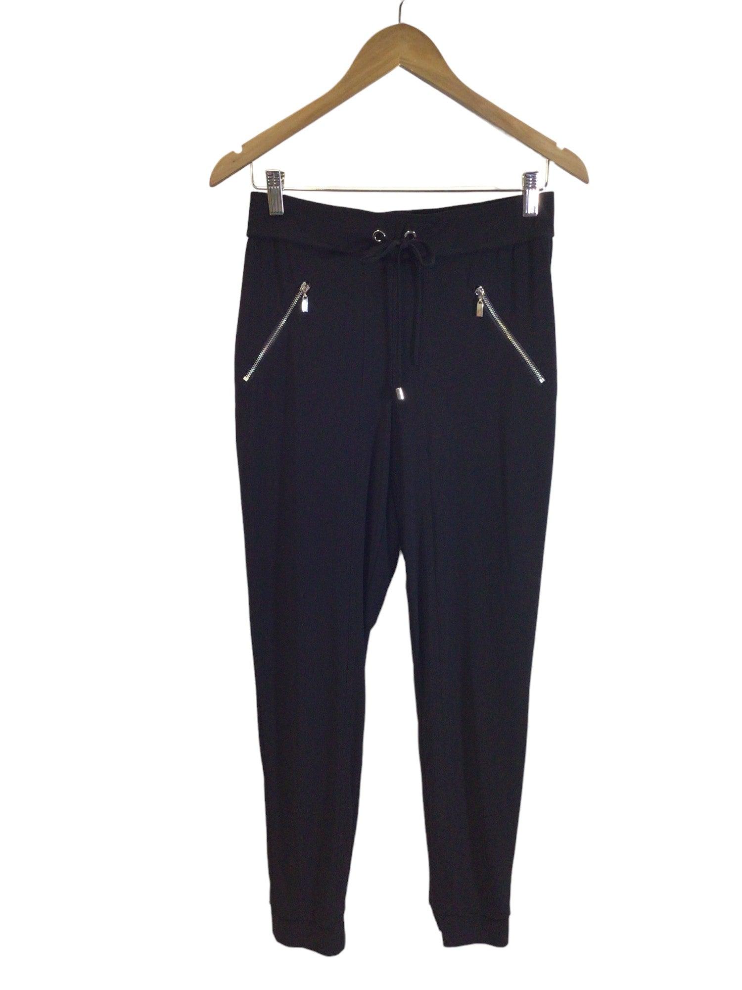 JOSEPH RIBKOFF Stylish Women's Regular Fit Black Work Pants - Size 6