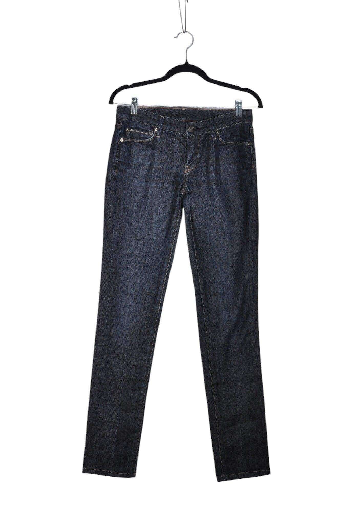 CLUB MONACO Stylish Women's Blue Regular-Fit Straight-Legged Jeans Size 27