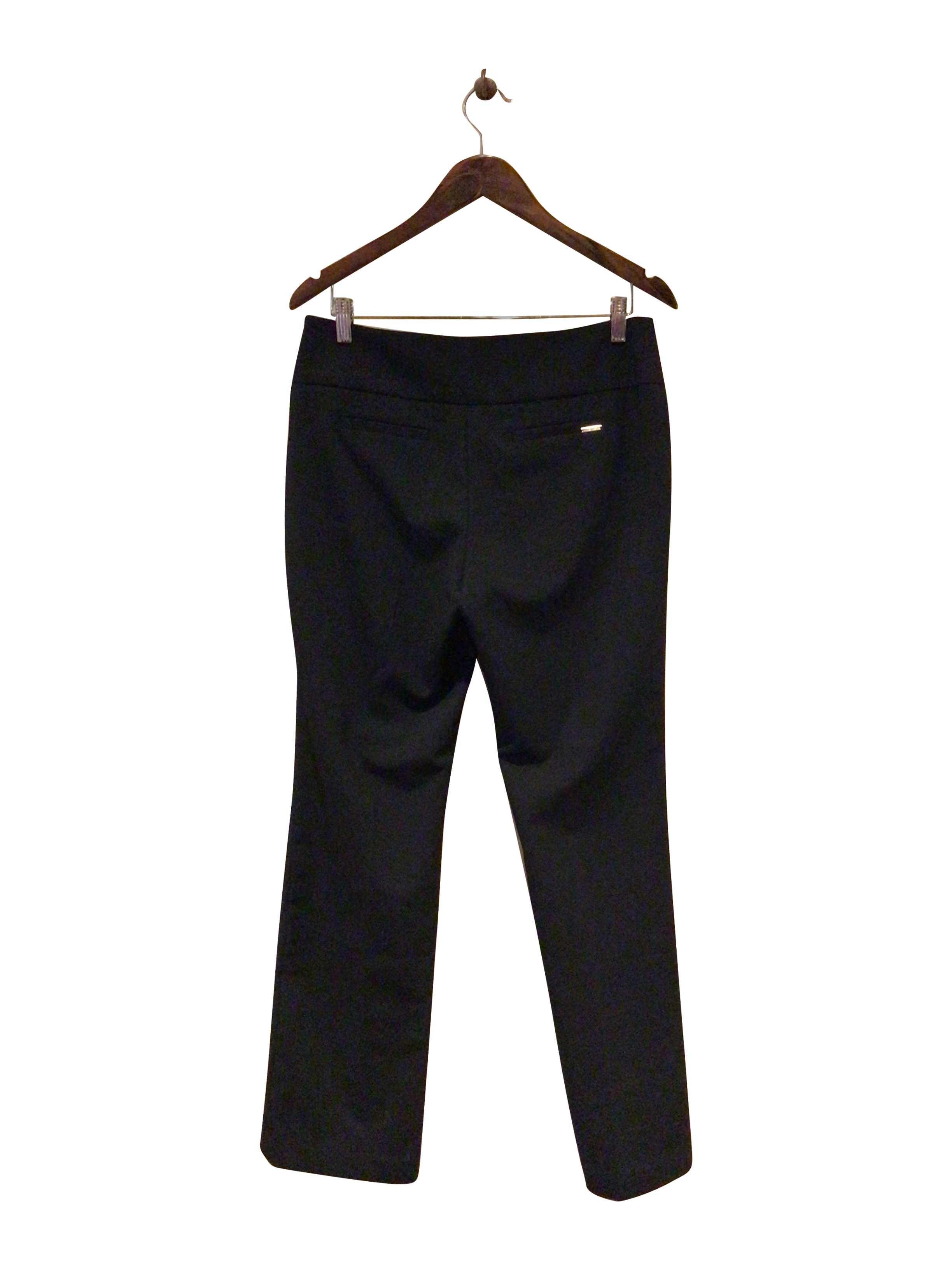 ANNE KLEIN Stylish Regular Fit Black Pant - Size 6