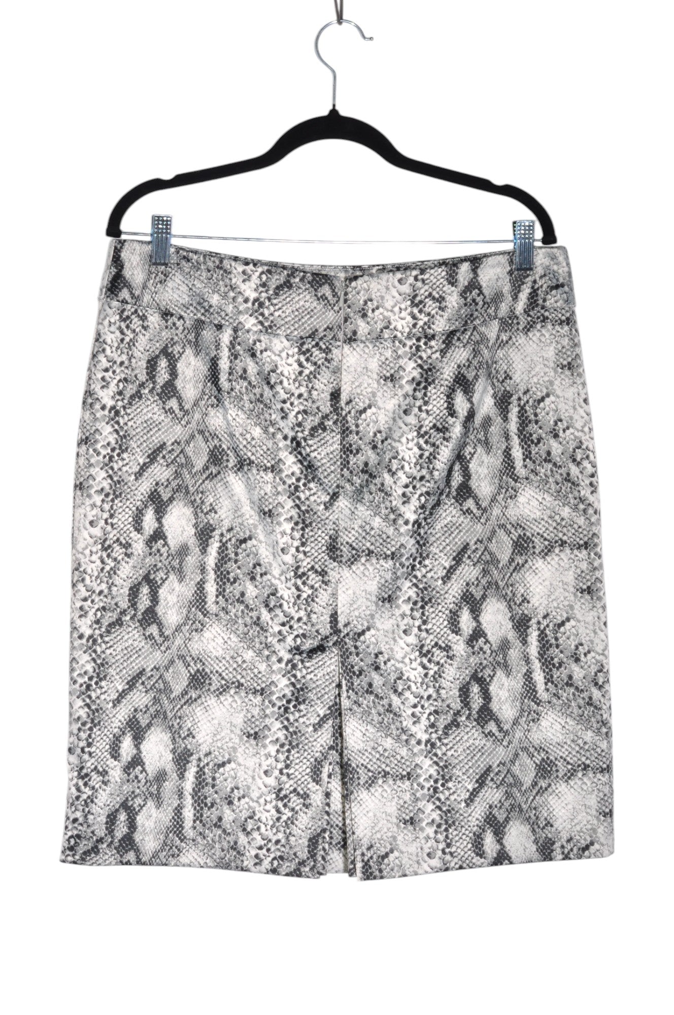 Stylish NEW YORK & COMPANY Women's Gray Regular Fit Pencil Skirt - Size 12