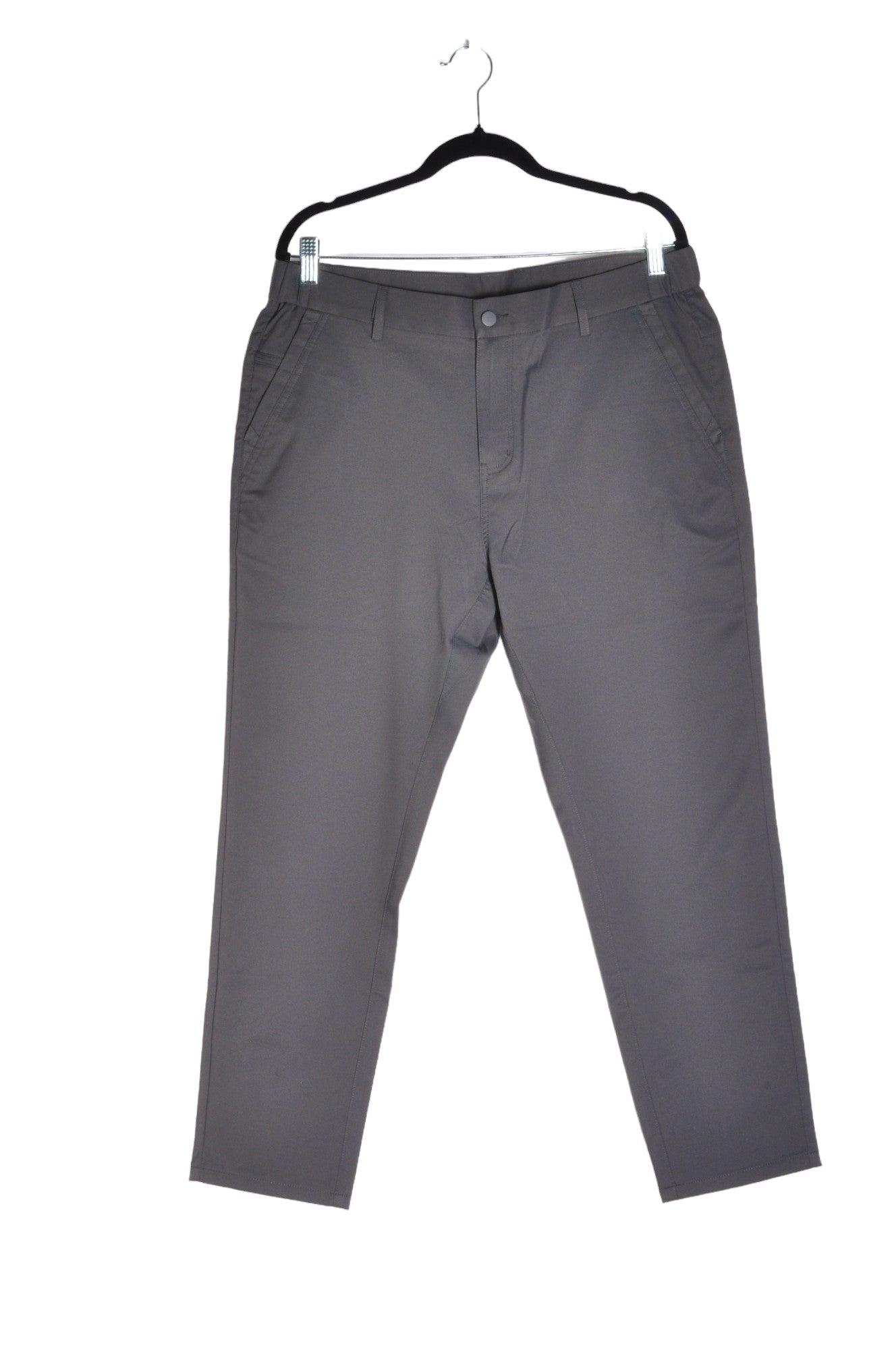 JACK ARCHER Stylish Men's Gray Regular Fit Work Pants - Size 34x28