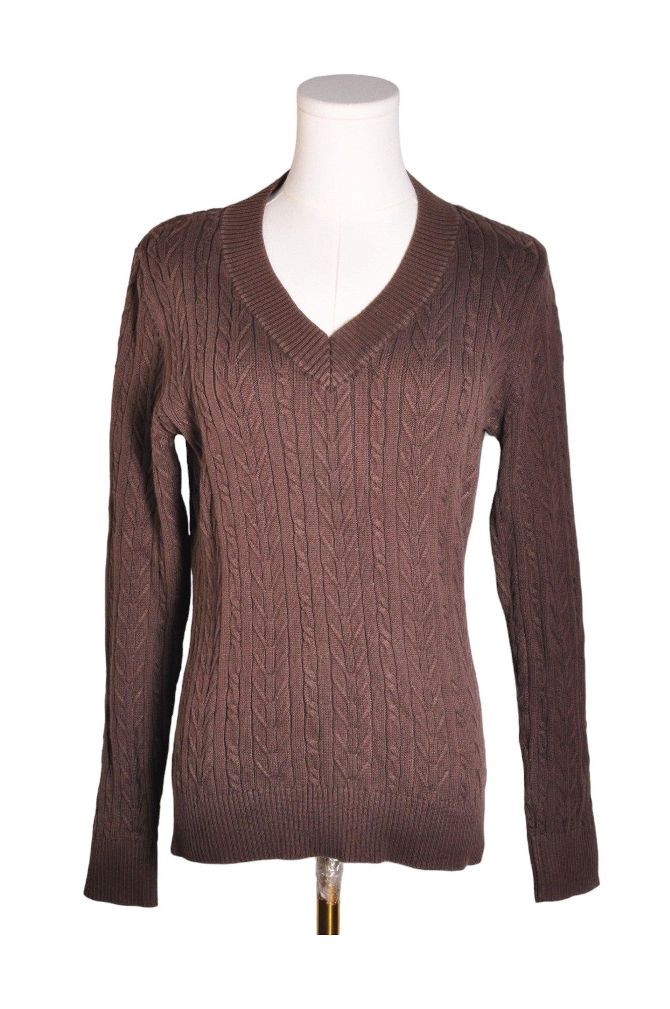 Stylish JESSICA Brown Regular-Fit Women's Blouse - Size S