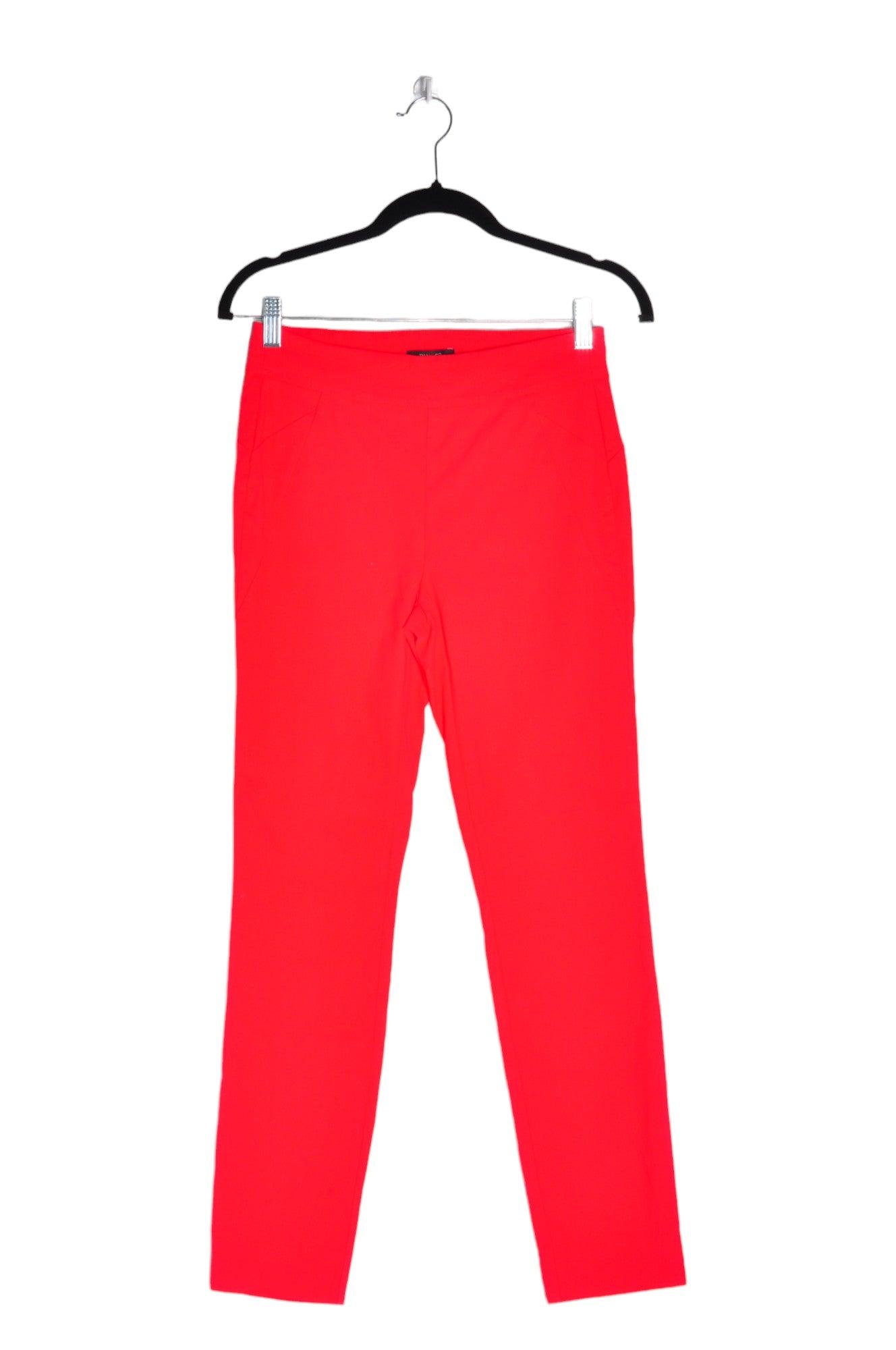 RW&CO Stylish Women's Regular Fit Red Work Pants - Size S