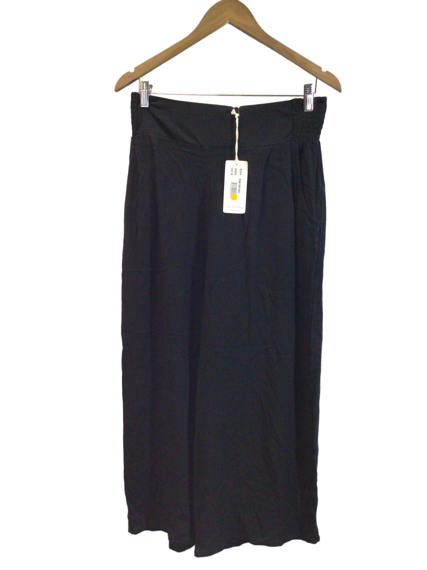 KOY RESORT Stylish Women's Black Regular Fit Work Pants - Size M