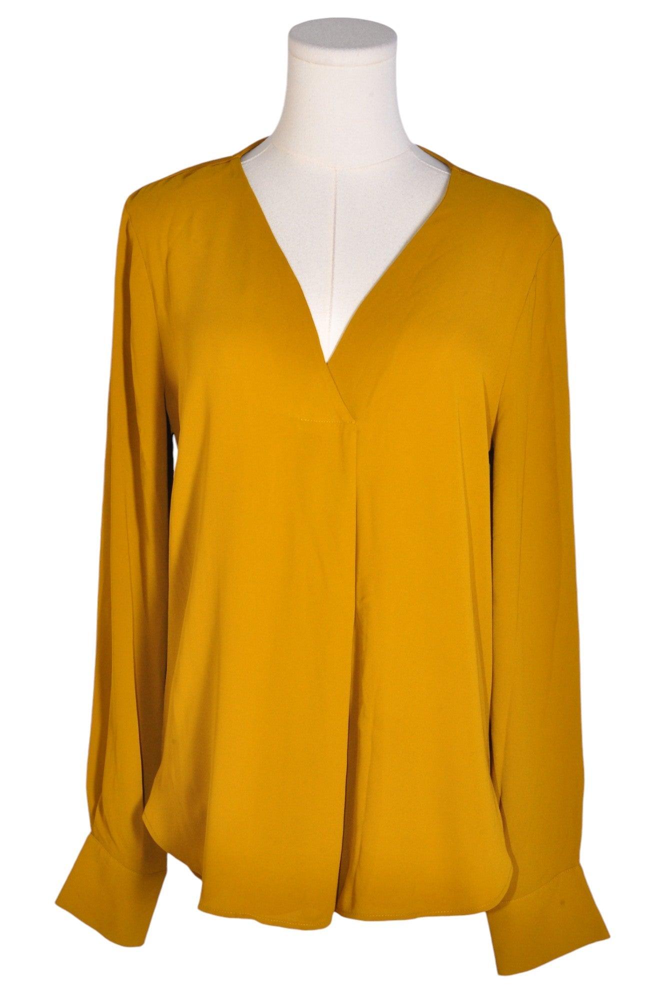 ANN TAYLOR Stylish Yellow Regular Fit Women's Blouse - Size M