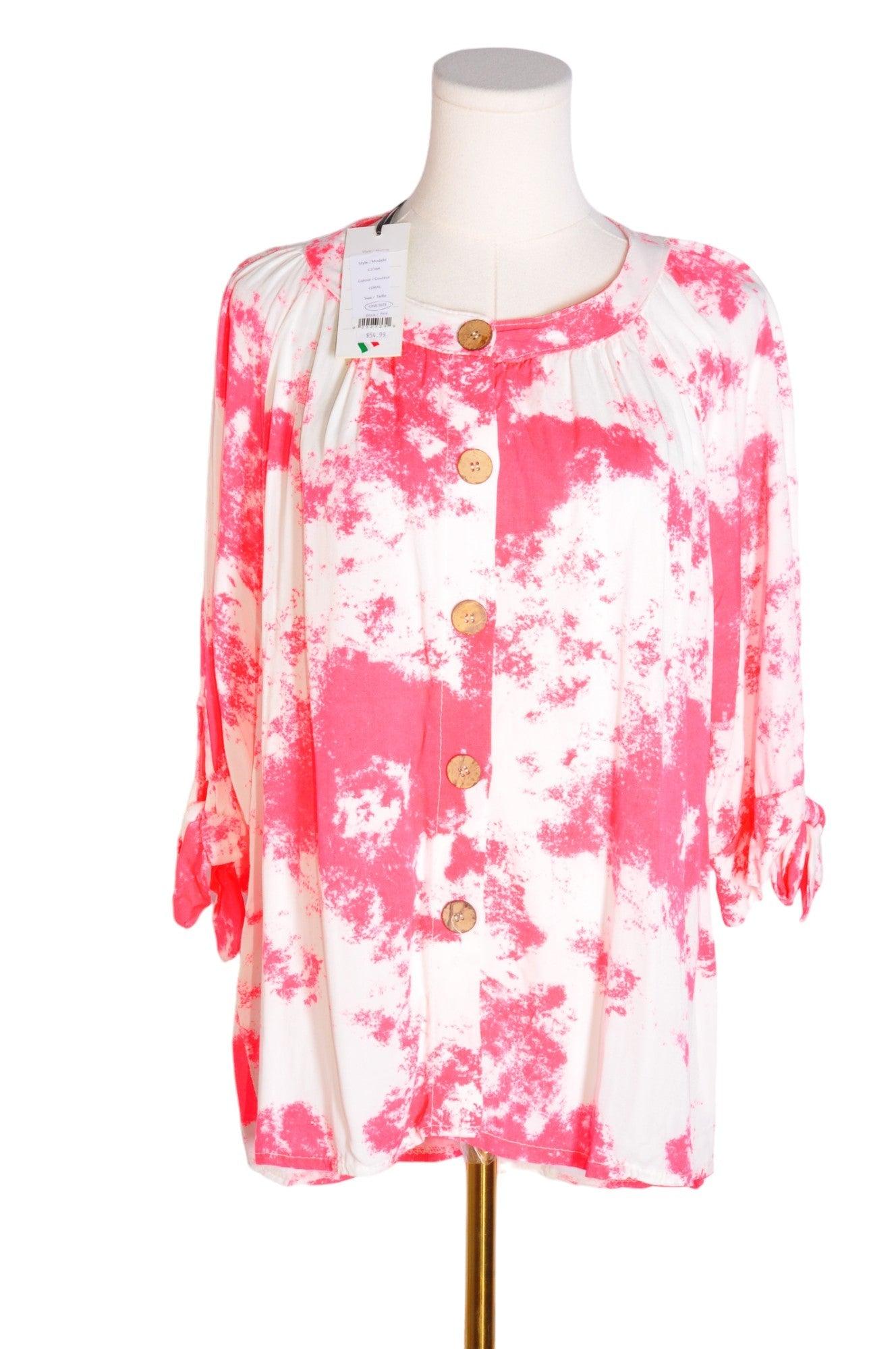 CHERISHH Stylish Pink Regular-fit Women's Blouse - Size S