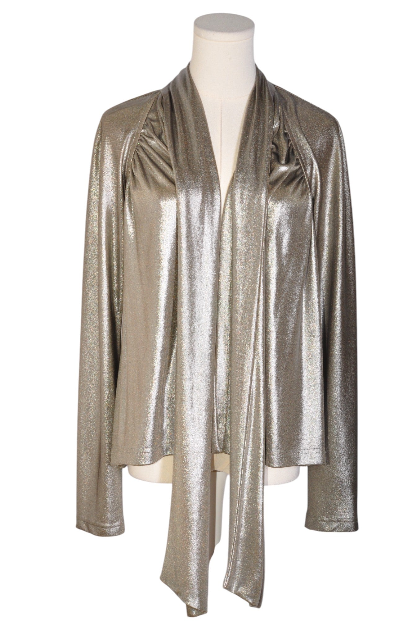 JOSEPH RIBKOFF Stylish Women's Gray Regular-Fit Blouse - Size 8