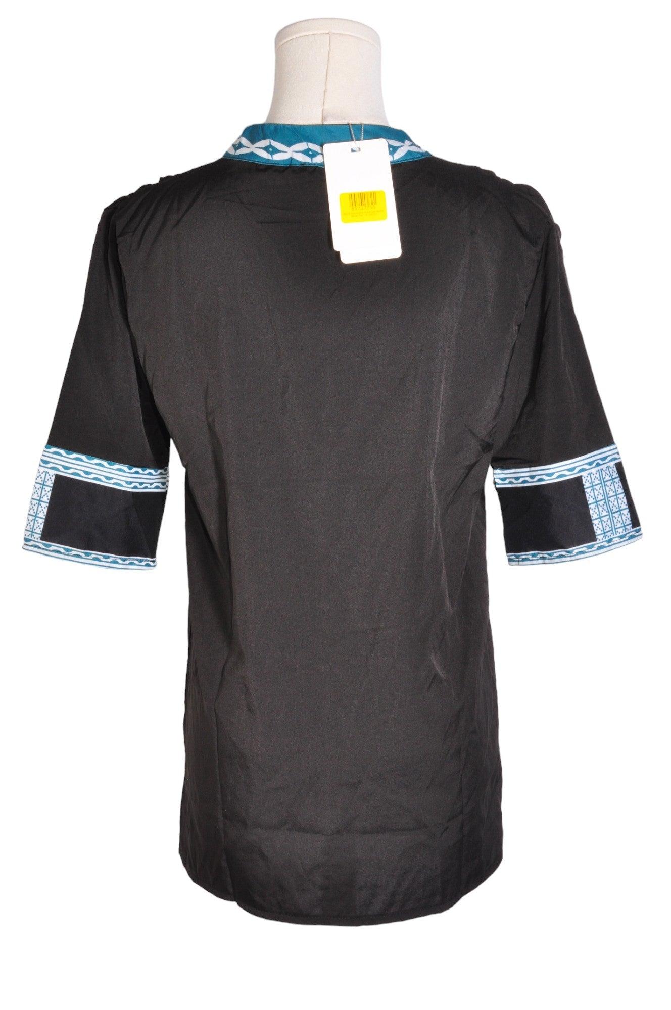 Stylish COEUR DE VAGUE Women's Regular-Fit Black Blouse - Size S