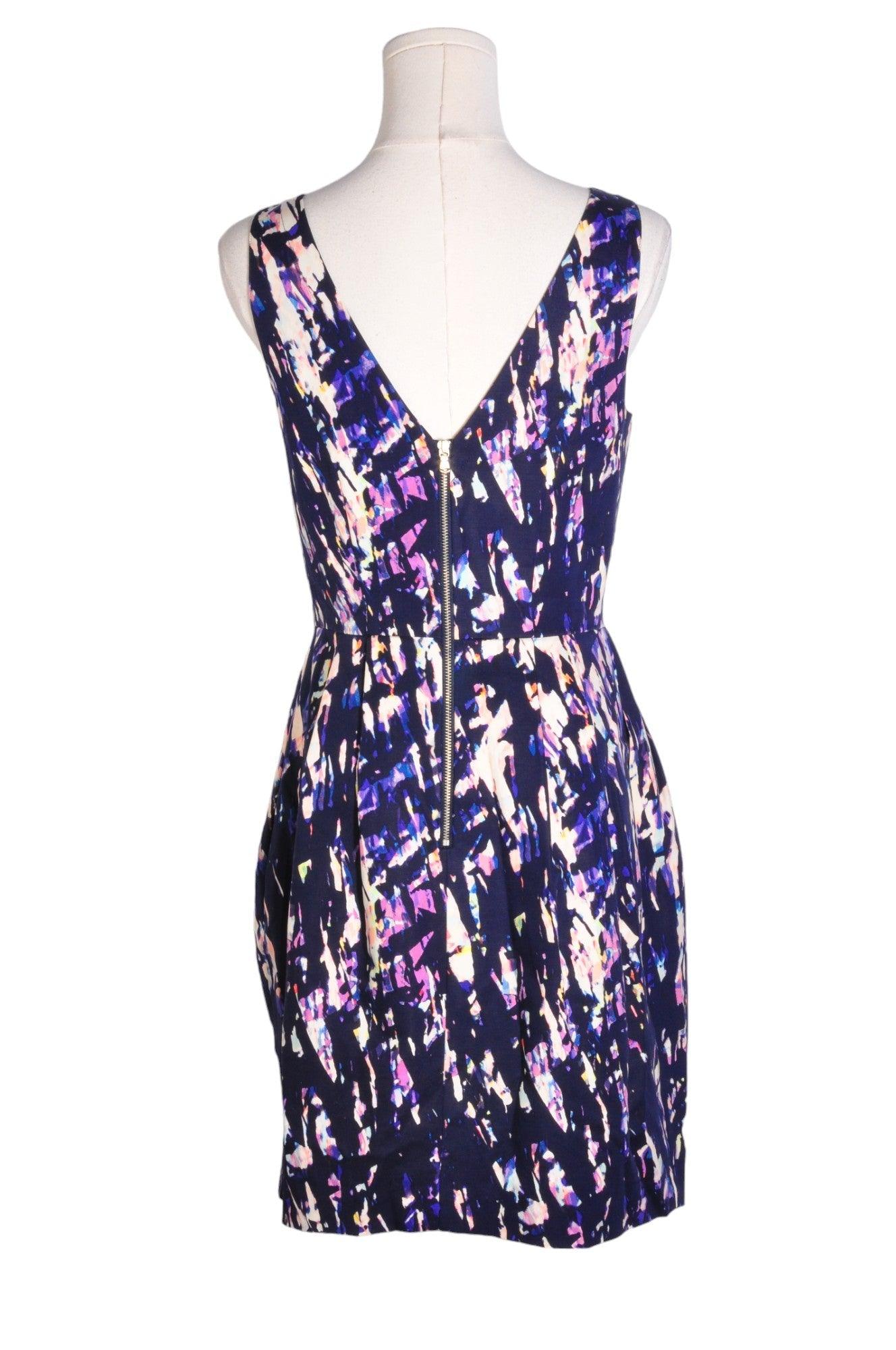 CLUB MONACO Women's Stylish Purple Regular Fit Size 6 Shift Dress