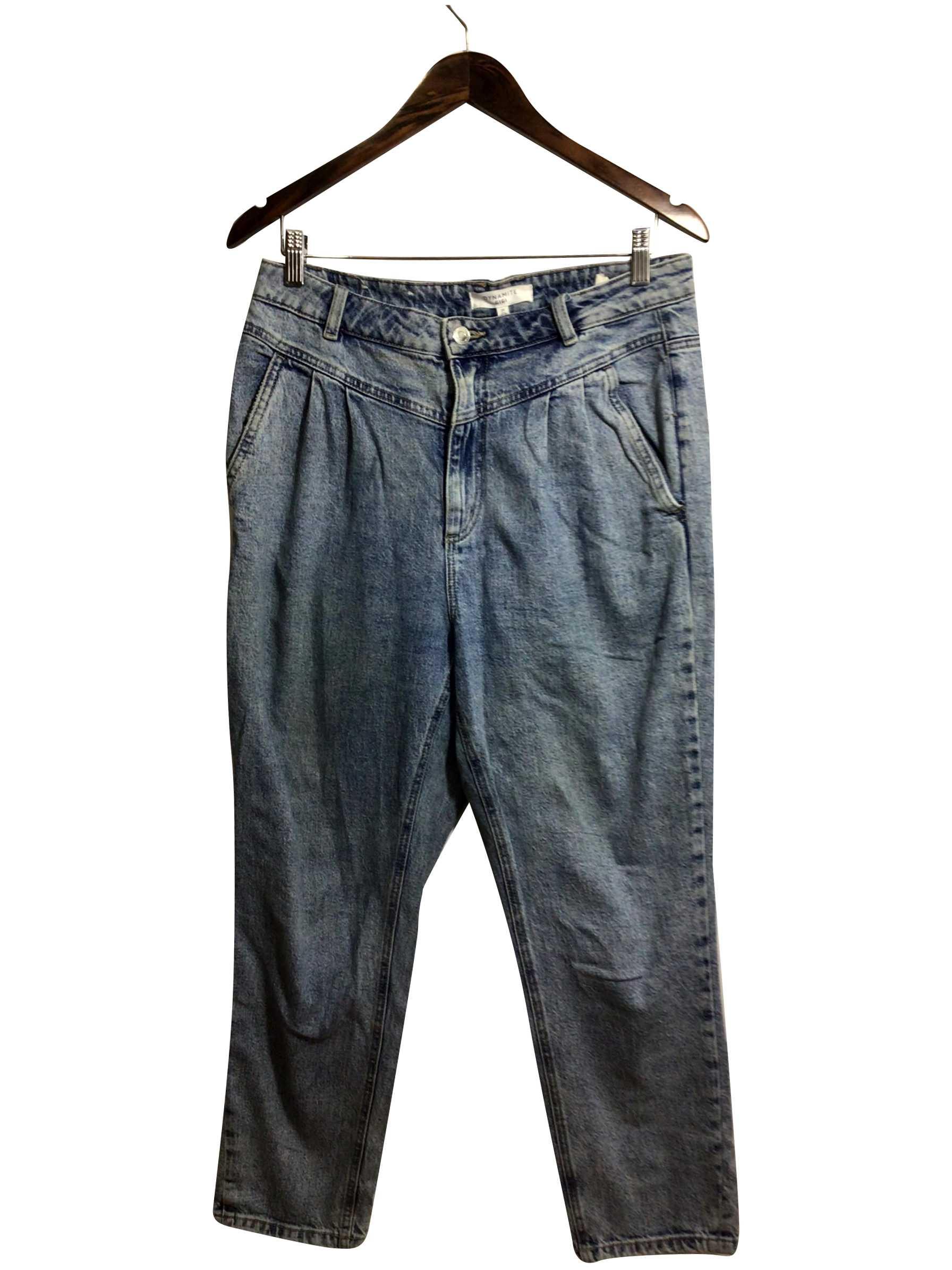 DYNAMITE Stylish Regular Fit Blue Straight - Legged Second - Hand Jeans Size 29