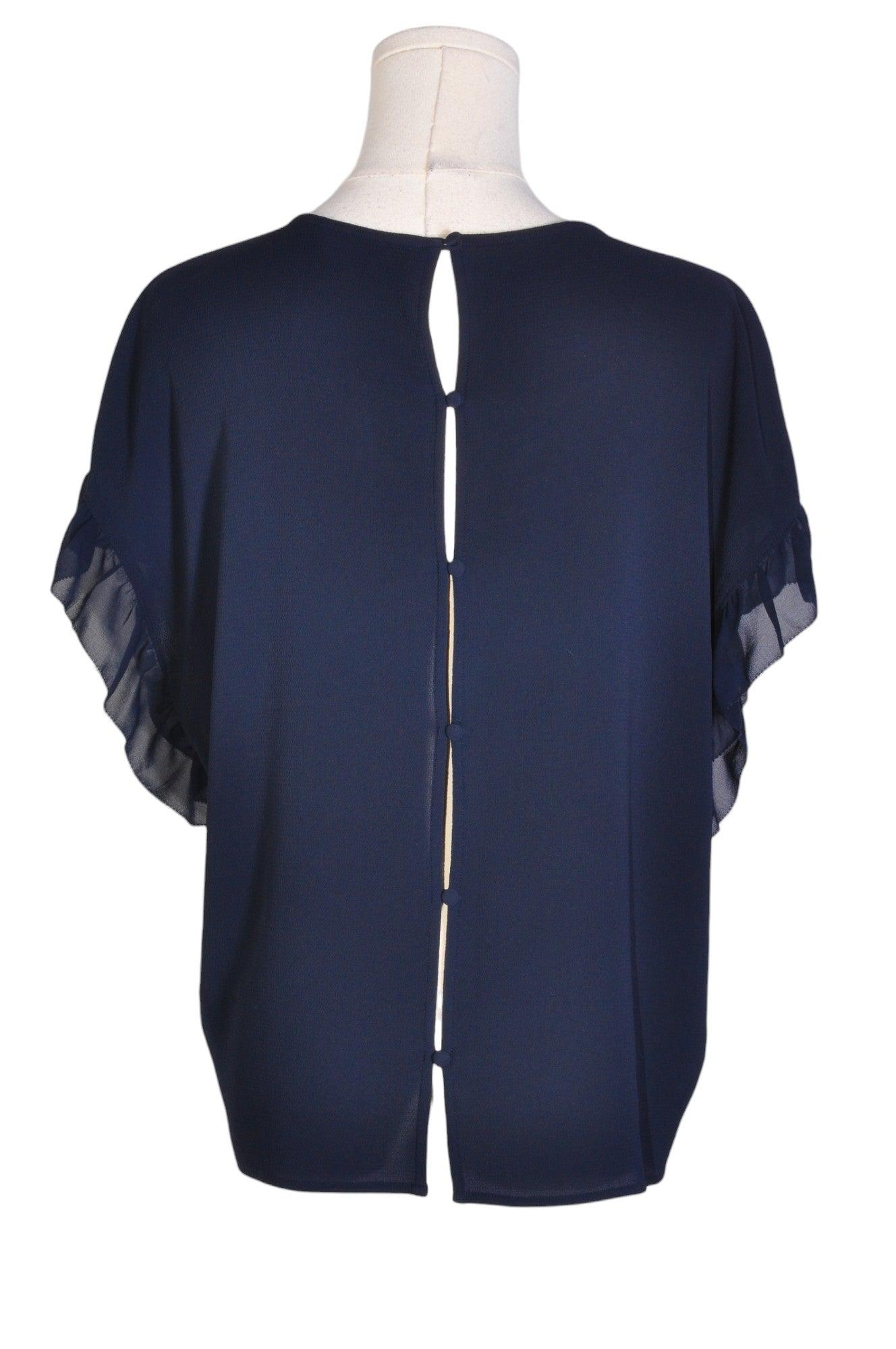 RW&CO Stylish Second-Hand Women's Blue Regular-Fit Blouses - Size S
