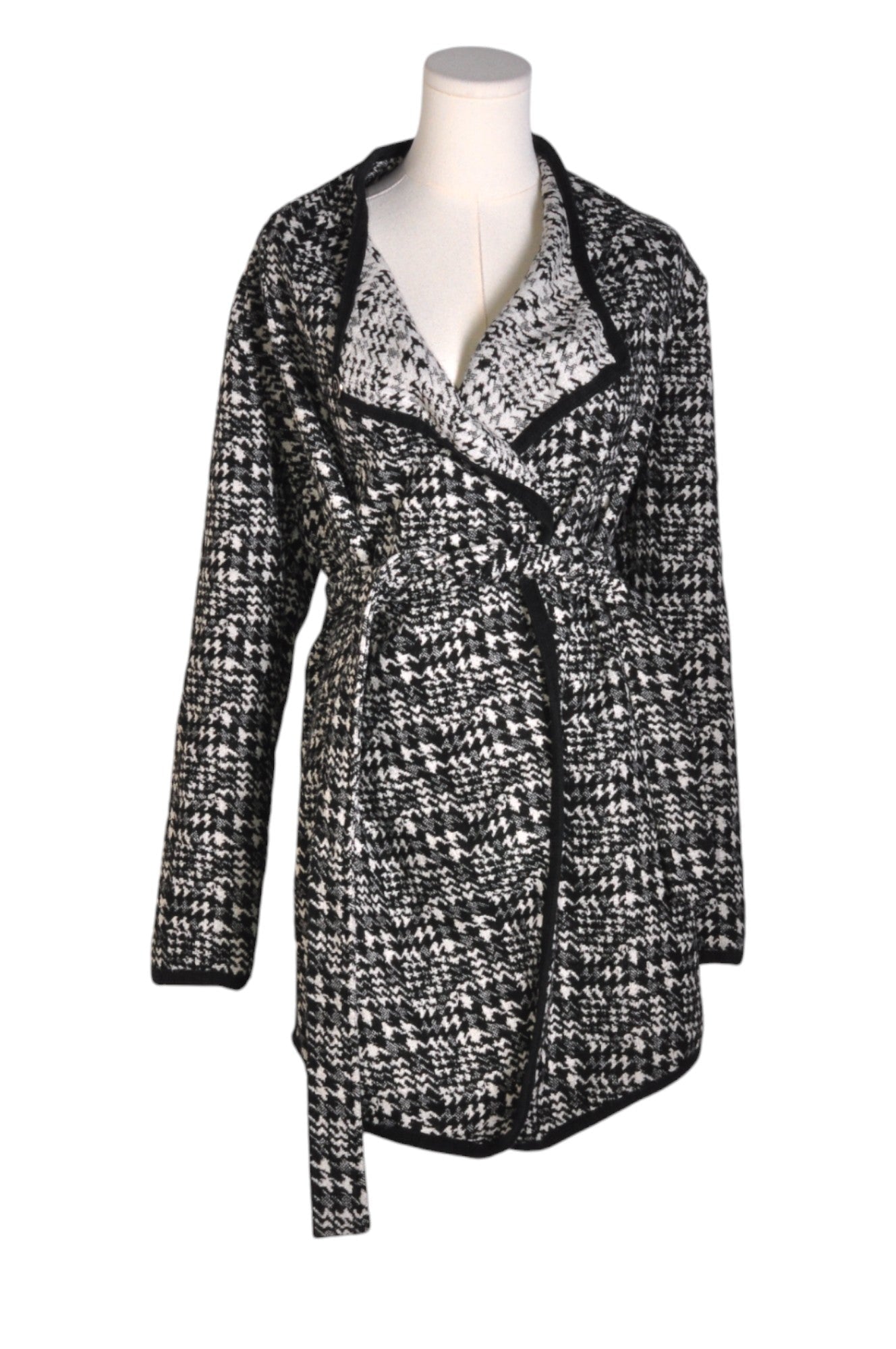 Stylish N.W.D. Regular Fit Women's Black Coat - Size S