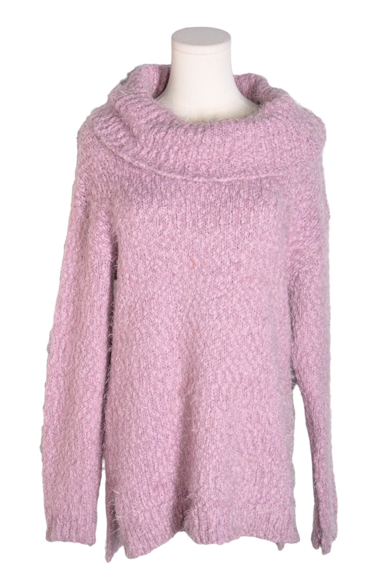 KENNETH COLE Stylish Women's Purple Regular-Fit Turtleneck Top - Size S