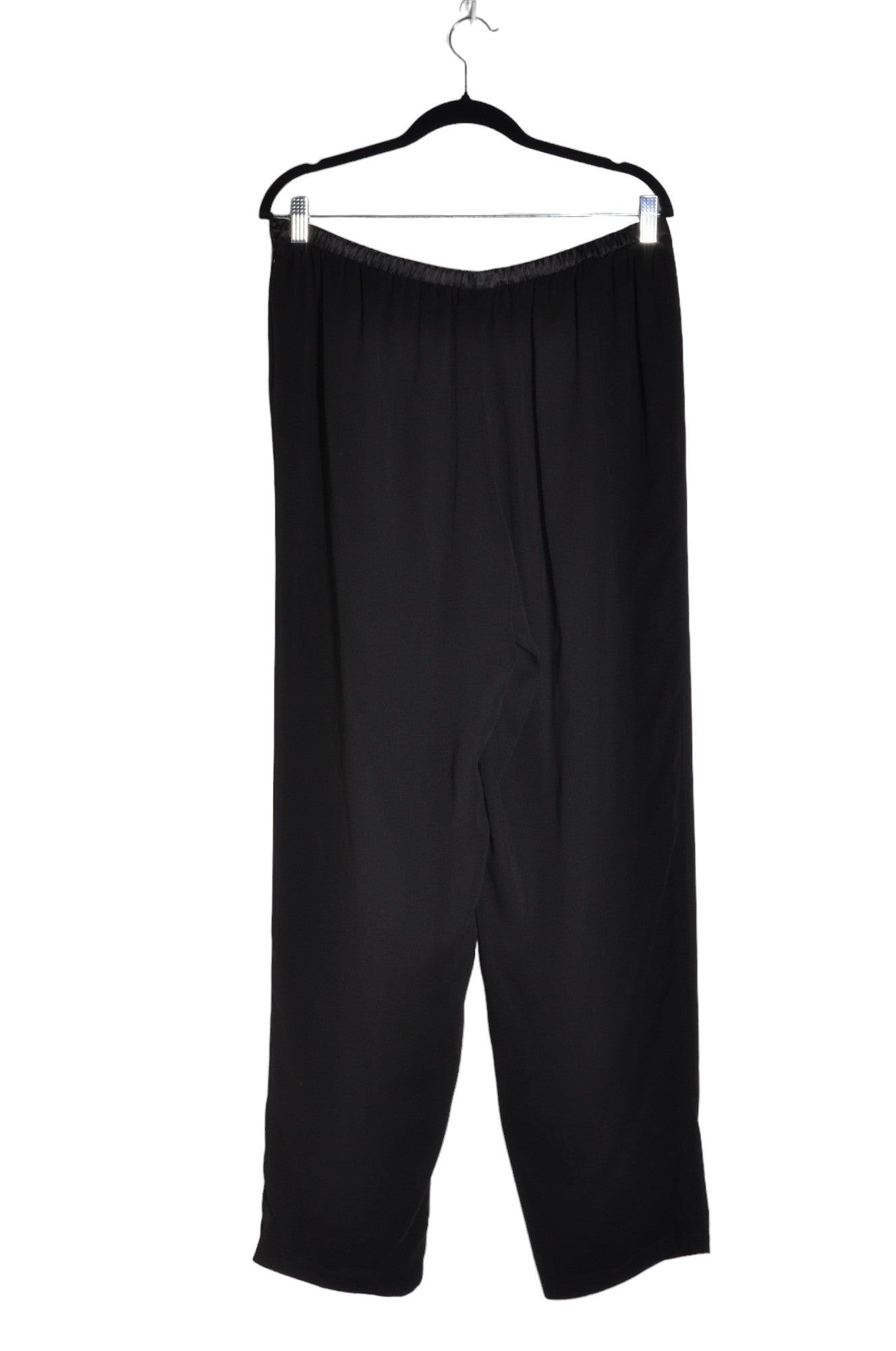 Stylish JACQUES VERT Women's Black Regular Fit Work Pants - Size 14