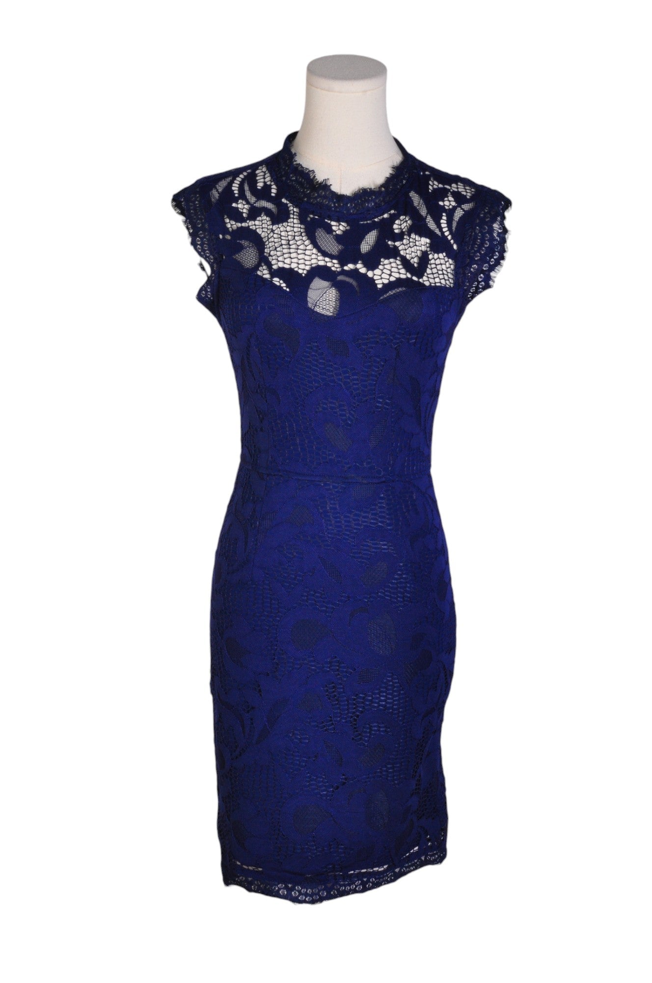 Fashionable SANS SOUCI Women's Blue Regular Fit Bodycon Dress - Size XS