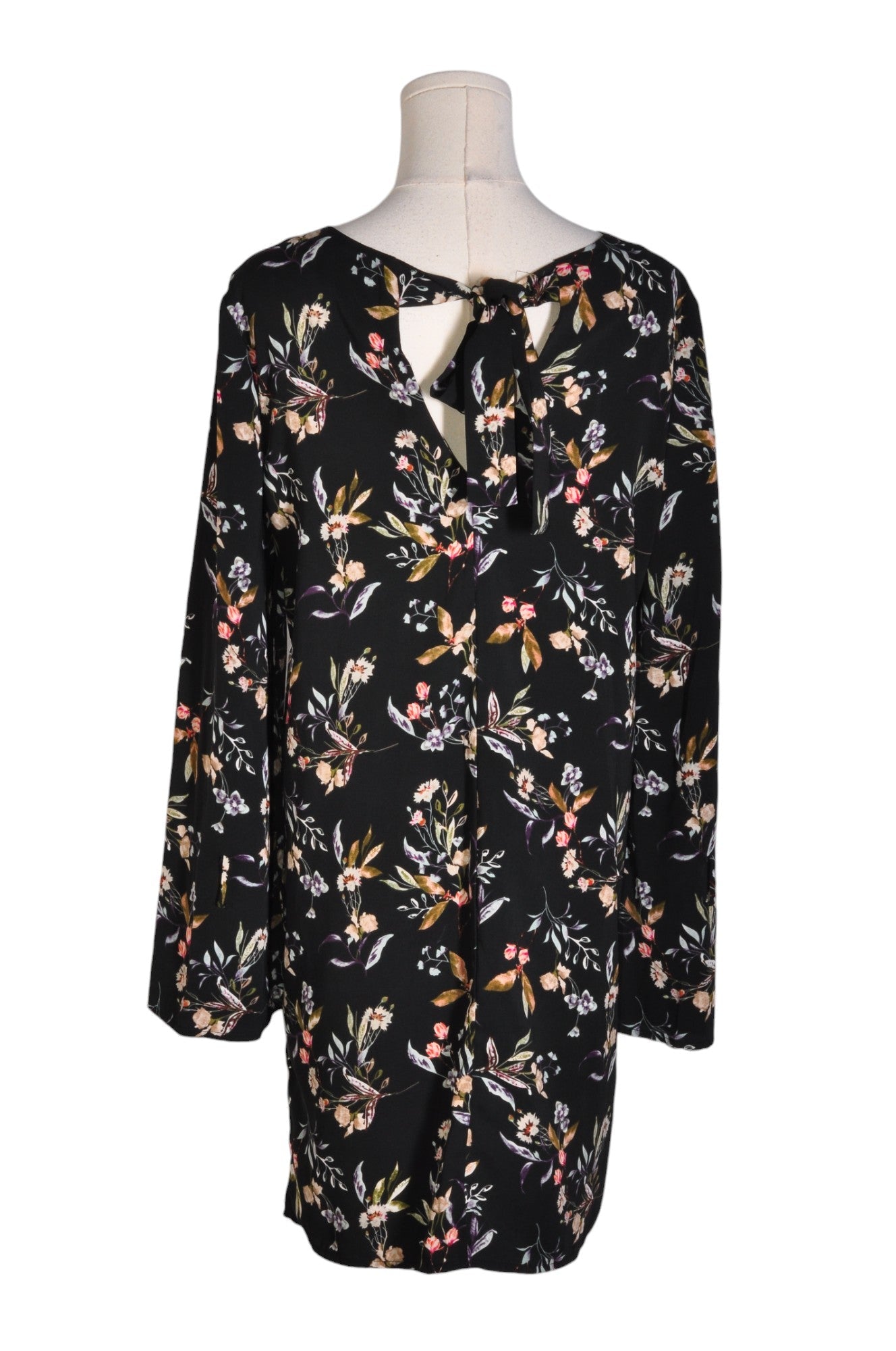 DEX Stylish Women's Drop Waist Regular Fit Black Dress - Size S