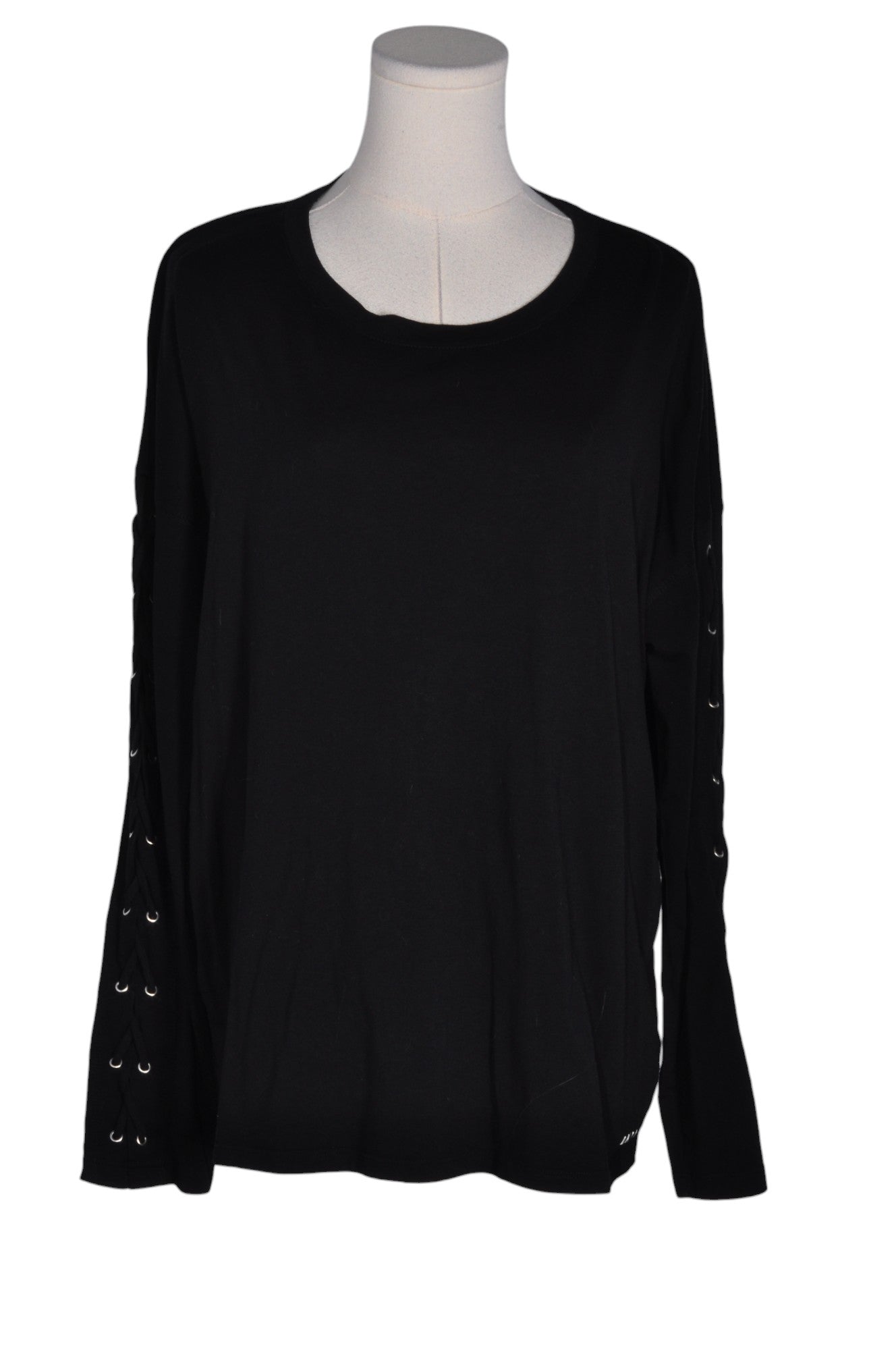 Stylish DKNY Second - Hand Women's Black Regular - Fit Sweater - Size L