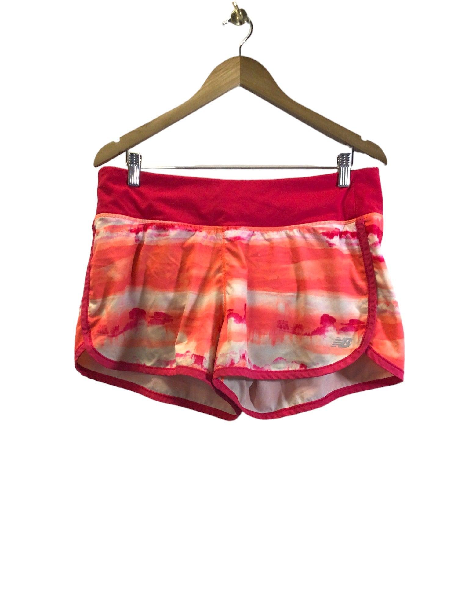 NEW BALANCE Stylish Pink Women's Activewear Shorts & Skirts - Regular Fit, Size L