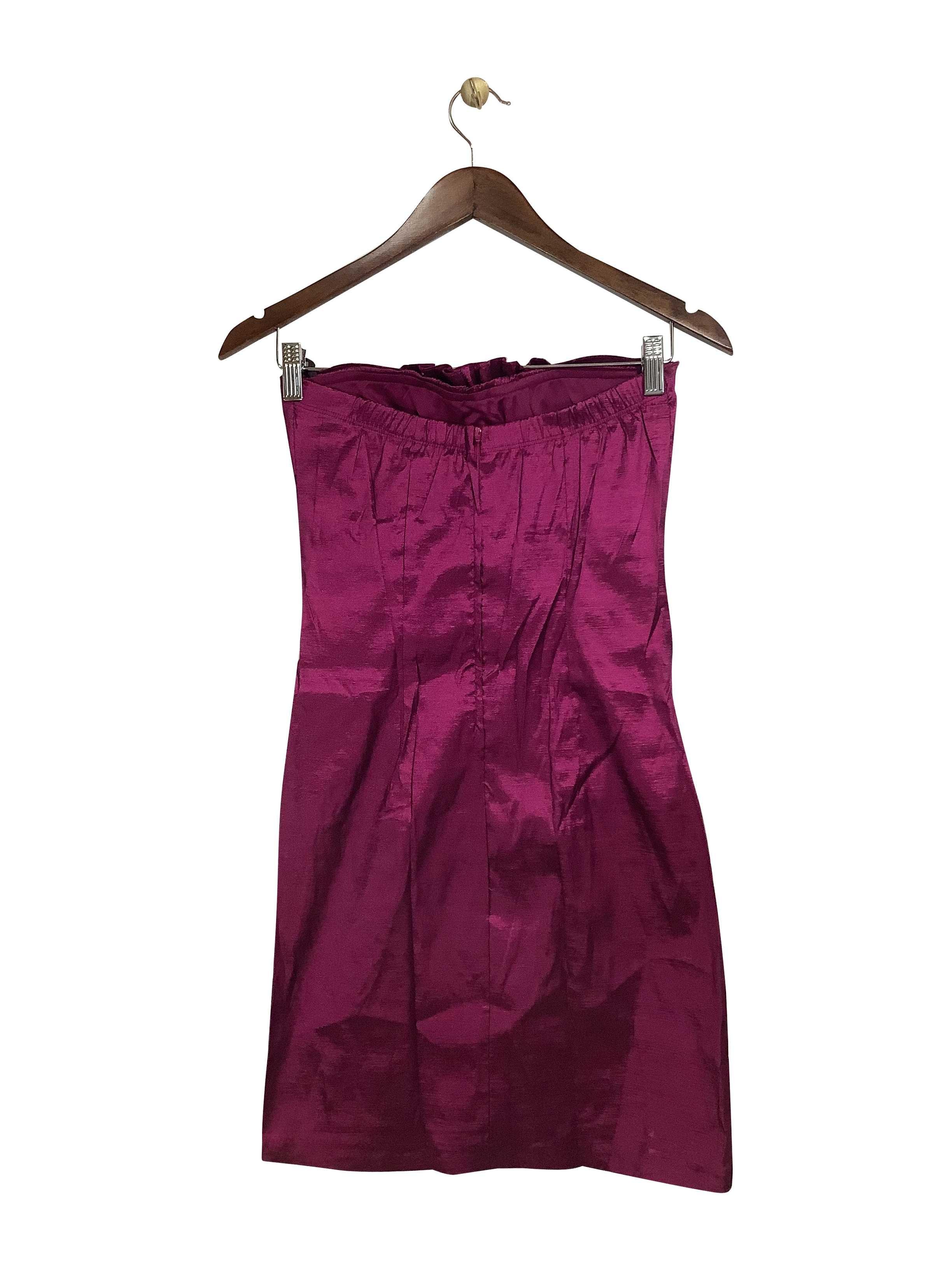 ECLIPSE Stunning Regular Fit Purple Mini Dress - Size M