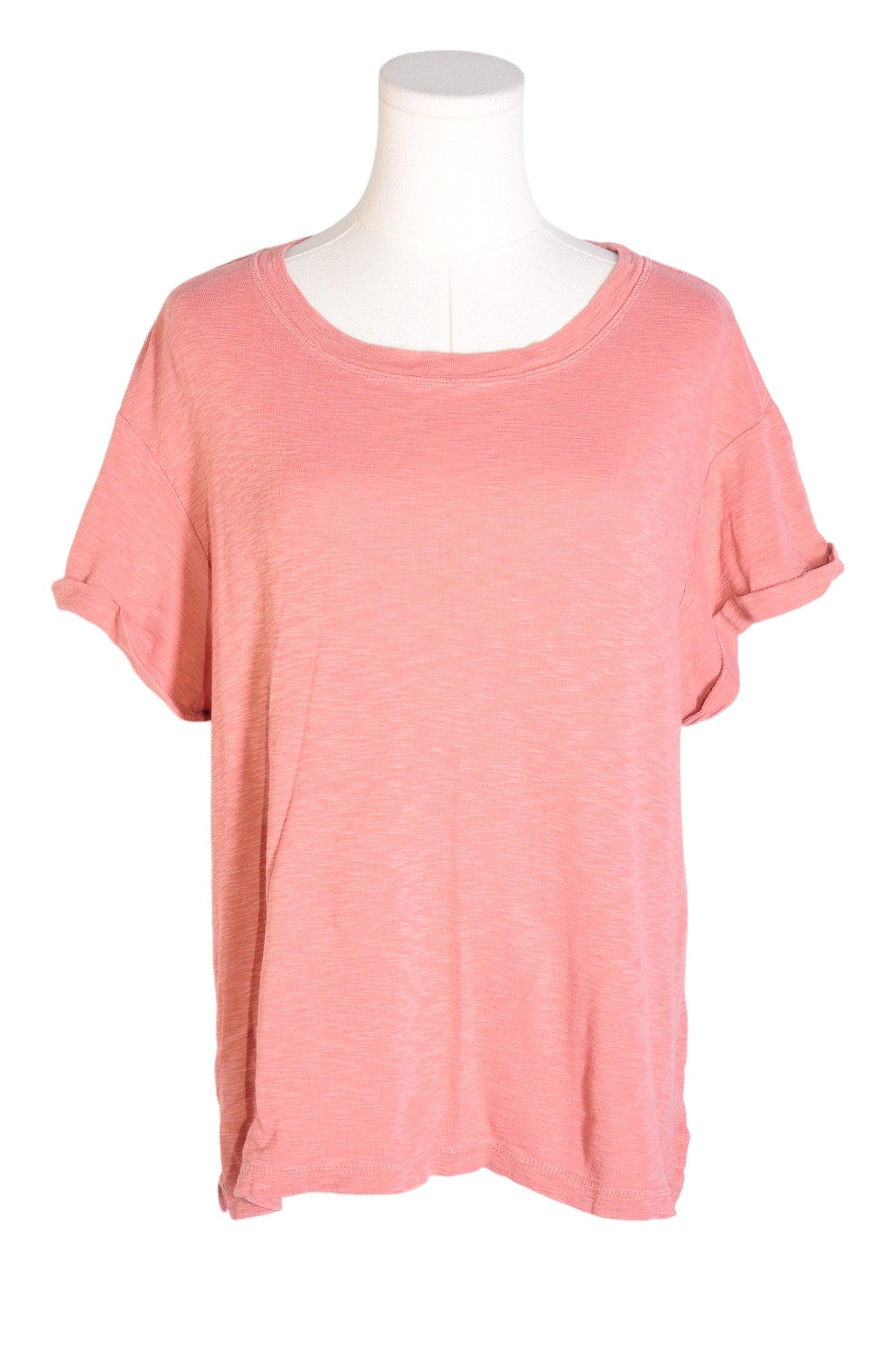 BUFFALO BY DAVID BITTON Stylish Women's Pink Regular-Fit T-Shirt - Size L