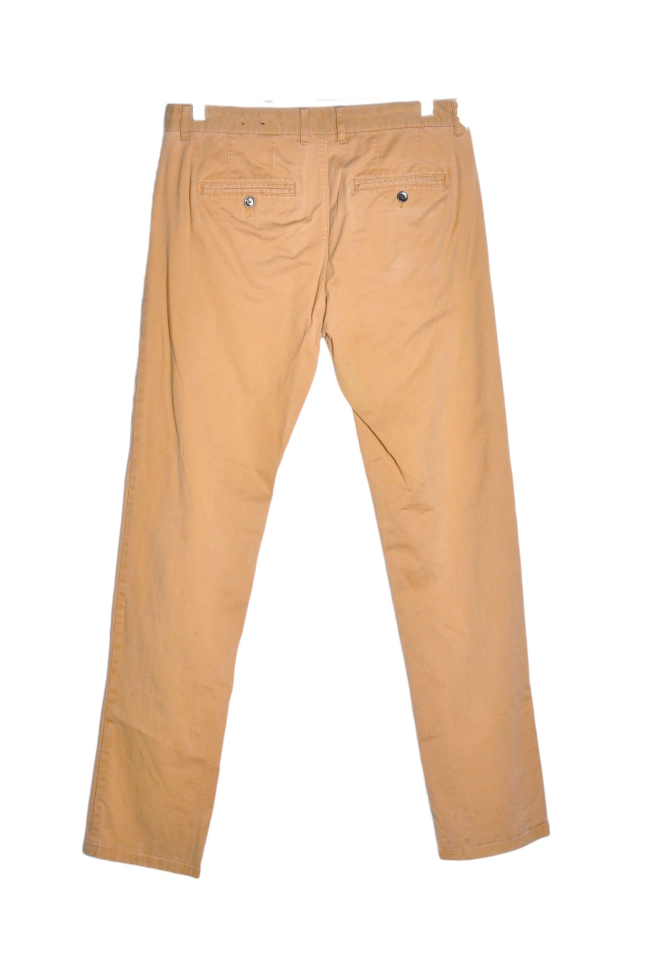 Stylish RW&CO Women's Regular Fit Beige Work Pants - Size 31