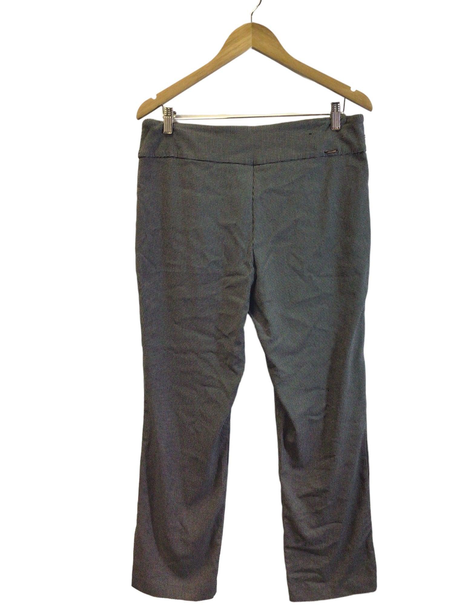 S.C. & CO. Stylish Women's Regular Fit Black Work Pants - Size 14