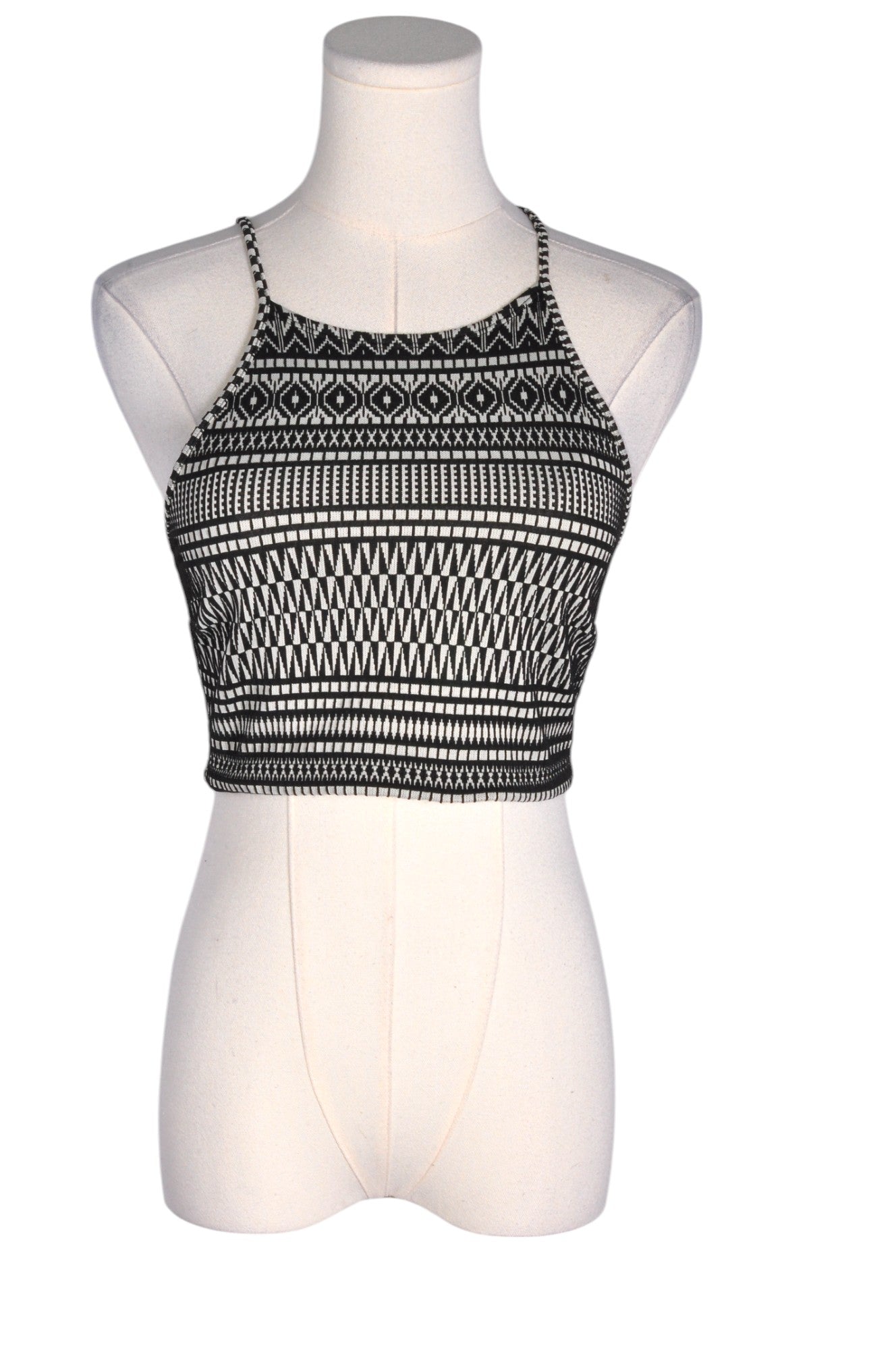 Stylish DYNAMITE Women's Black Regular-Fit Crop Tops in Size S