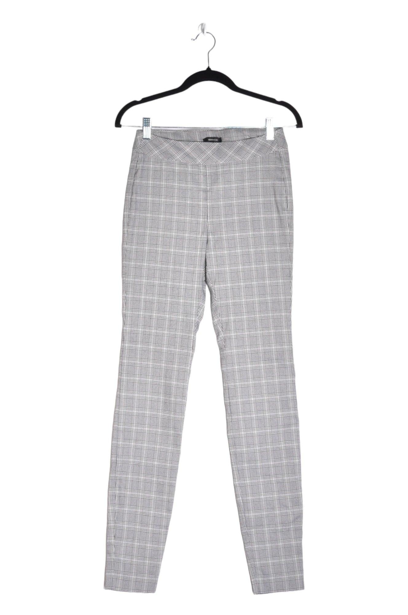 Stylish RW&CO Women's Gray Regular-Fit Second-Hand Work Pants - Size S