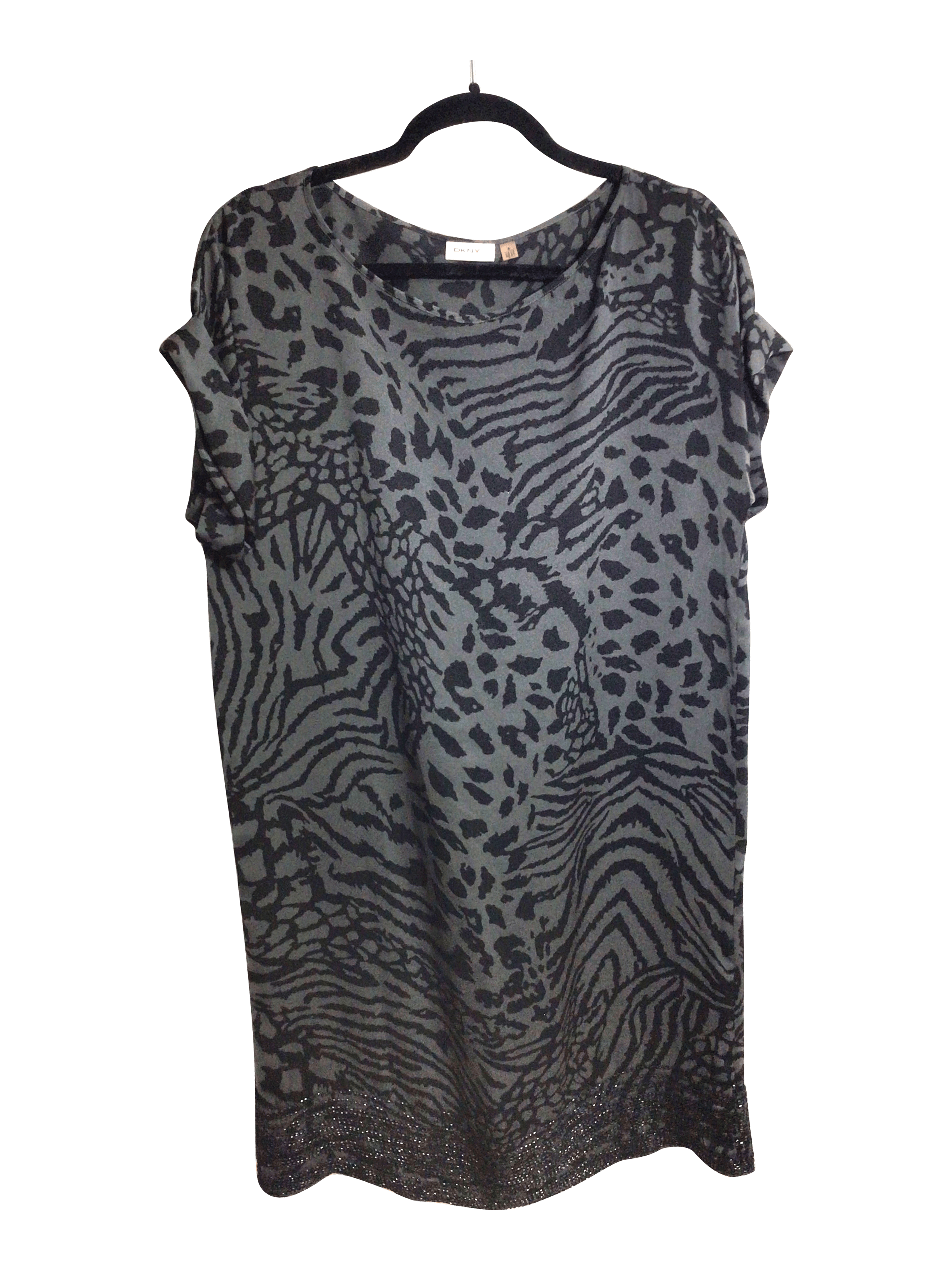 Stylish DKNY Women's Black Regular Fit Midi Dress - Size S