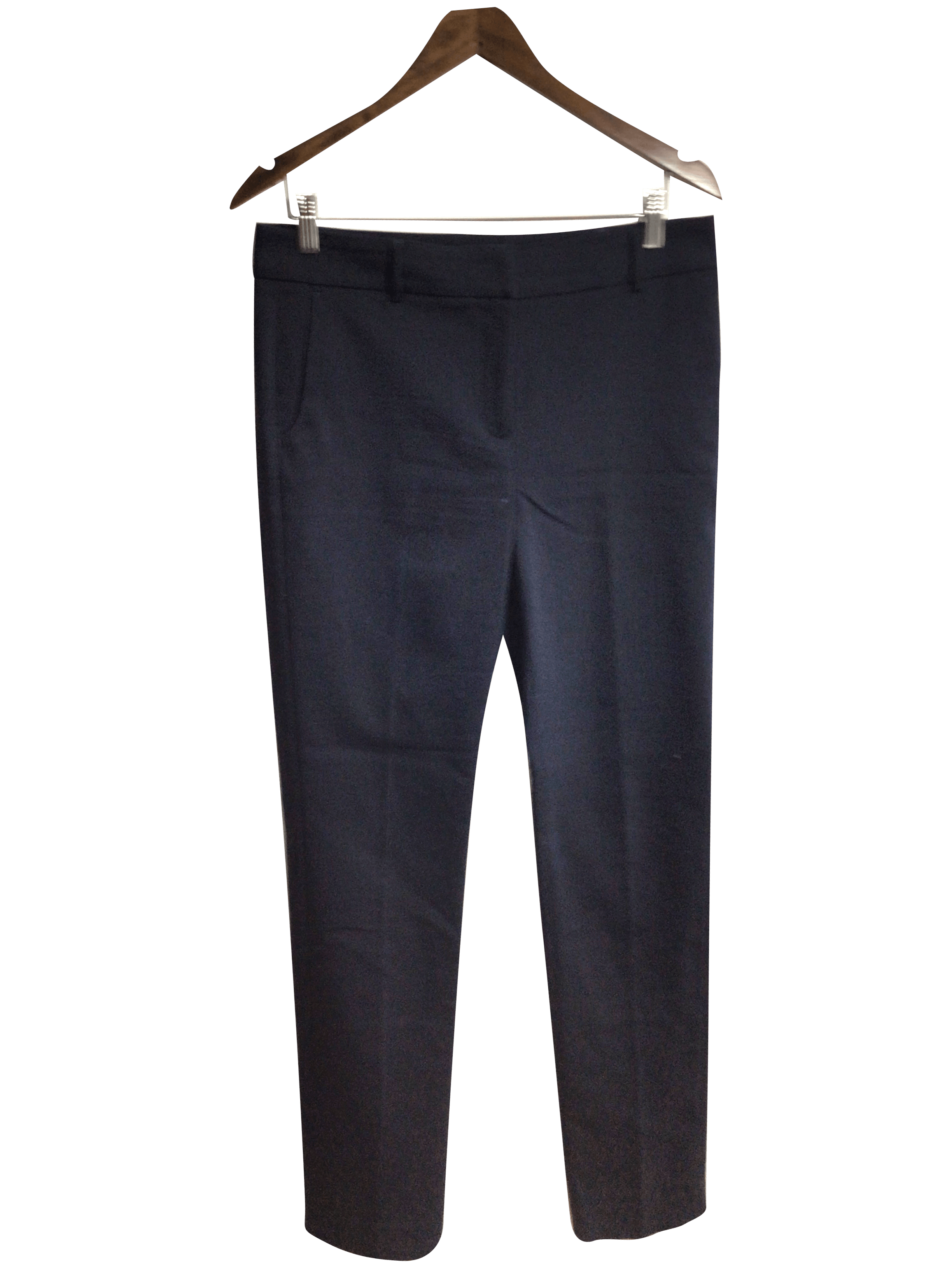 Stylish RW&CO Blue Regular Fit Women's Work Pants - Size 8