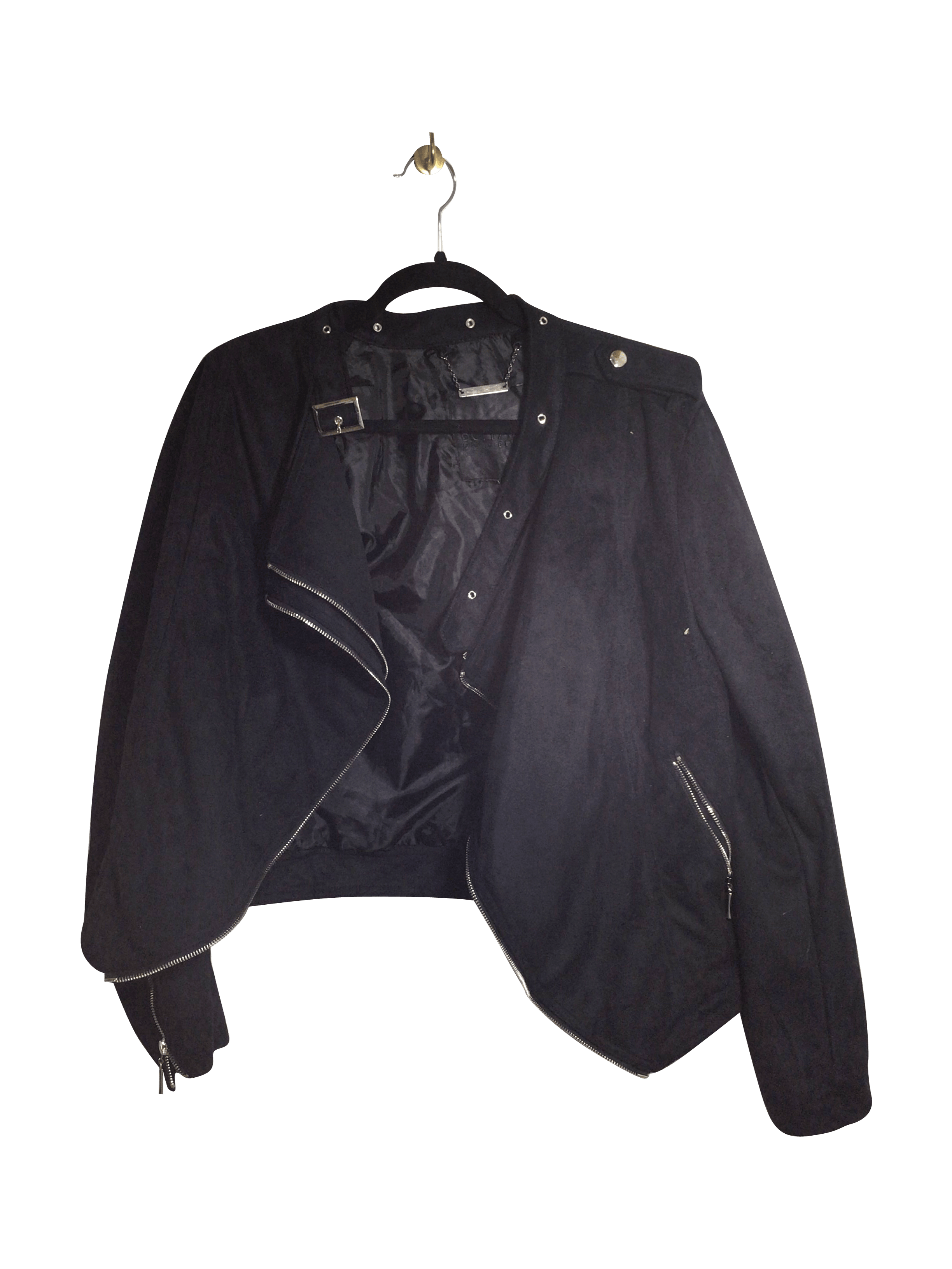 BUFFALO BY DAVID BITTON Stylish Women's Regular Fit Black Jacket - Size L