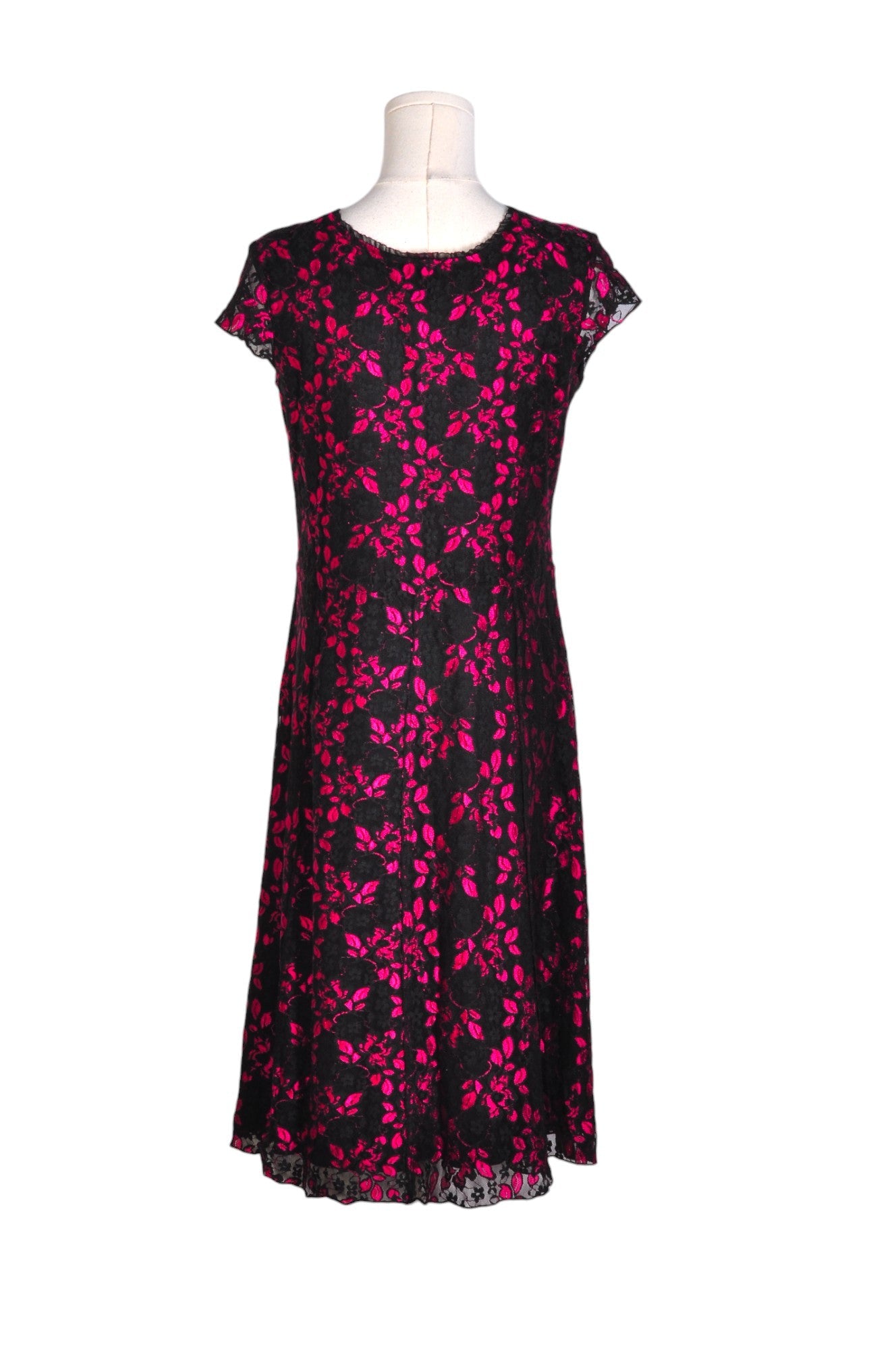 Stylish SAN FRANCISCO Women's Black A-Line Regular Fit Dress - Size L