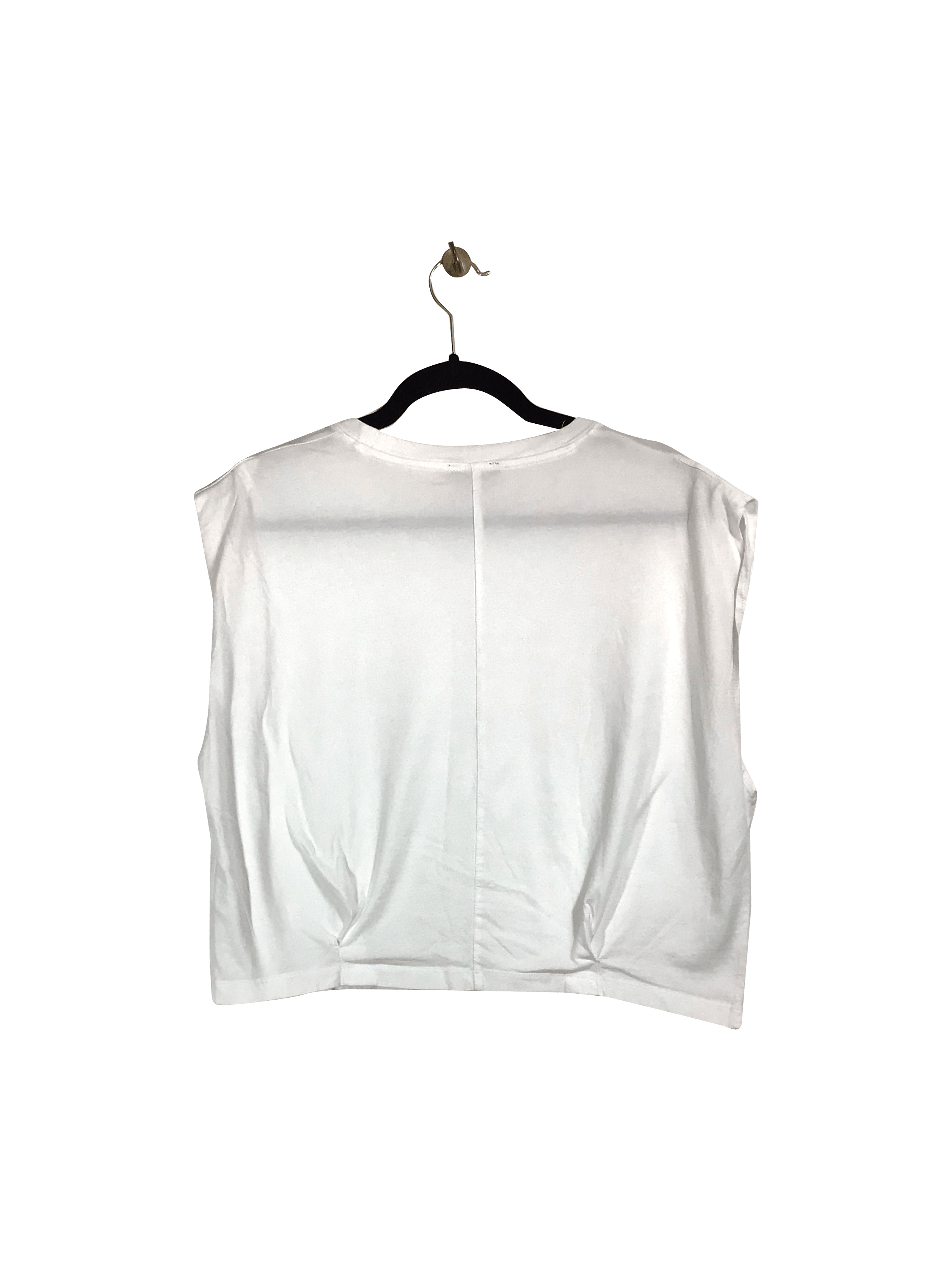 DYNAMITE Stylish Women's White Regular Fit Crop Tops - Size L