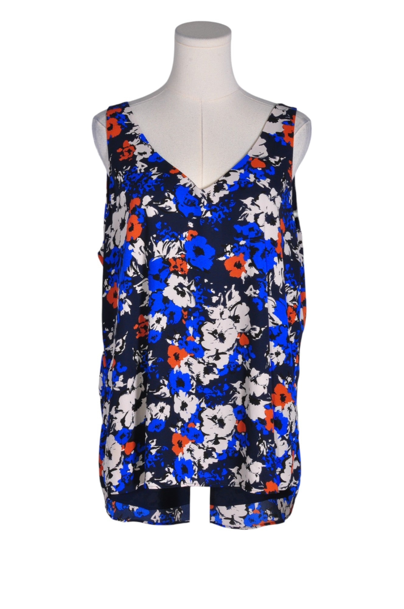 RW&CO Stylish Women's Blue Regular-Fit Tank Tops in Size L