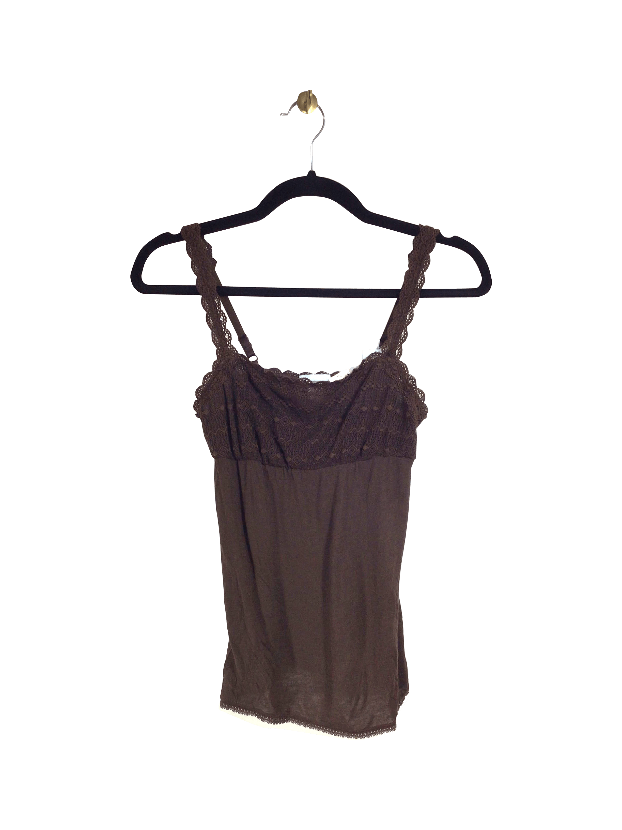 Stylish EBERJEY Women's Regular-Fit Brown Tank Tops - Size S