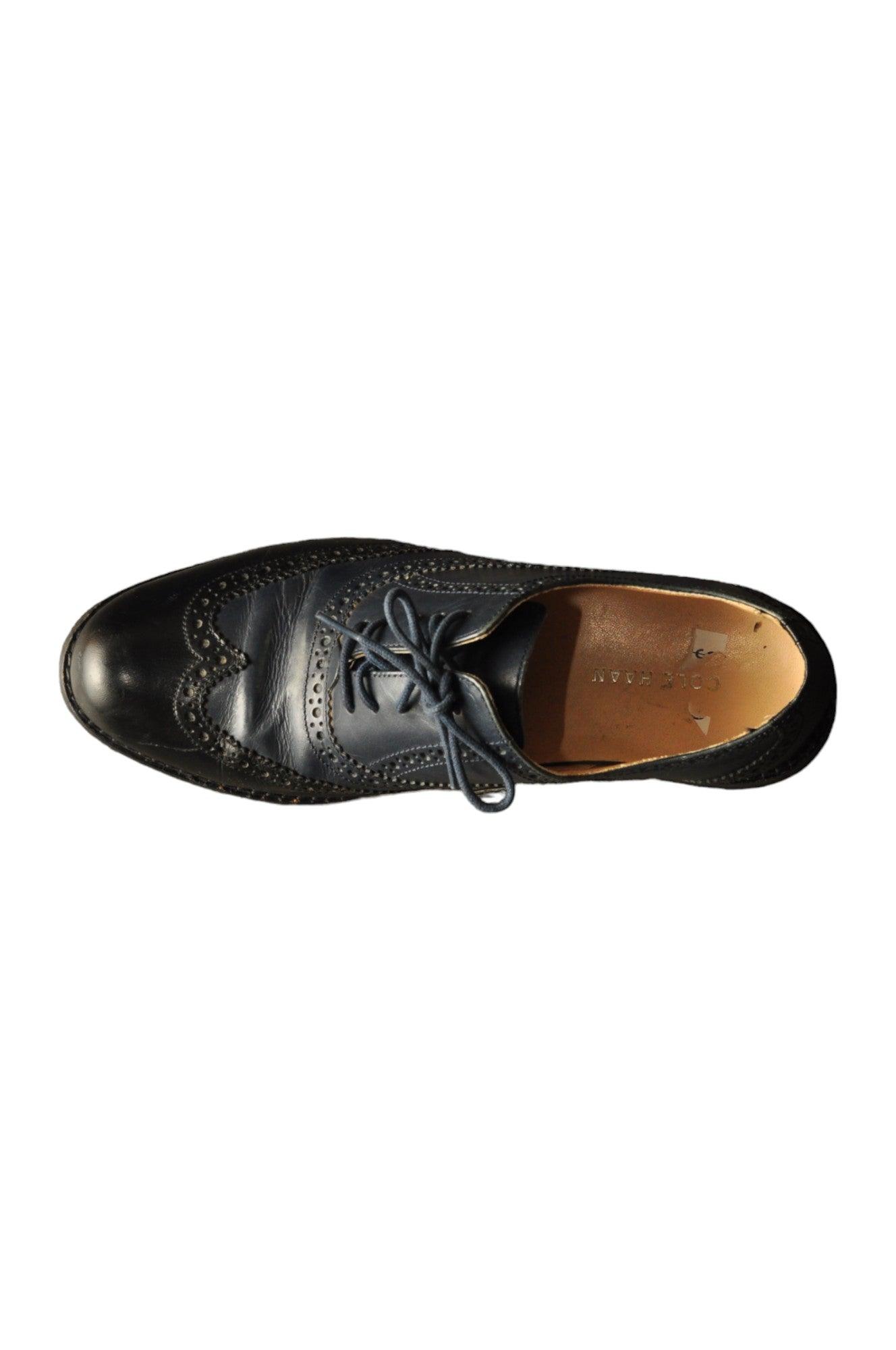 COLE HAAN Stylish Women's Blue Flat Shoes - Regular Fit, Size 7