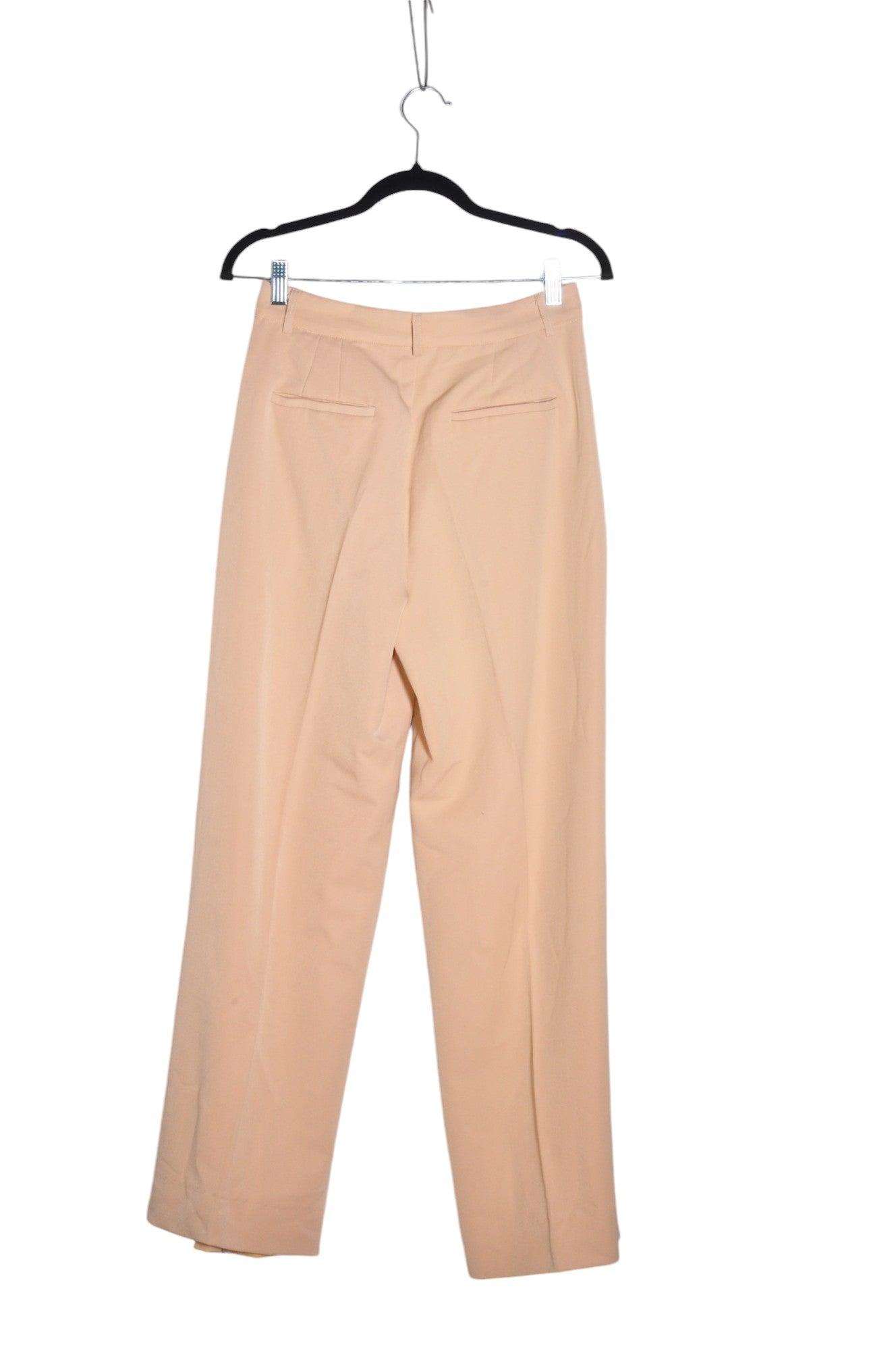 DEX Stylish Women's Regular Fit Beige Work Pants - Size S