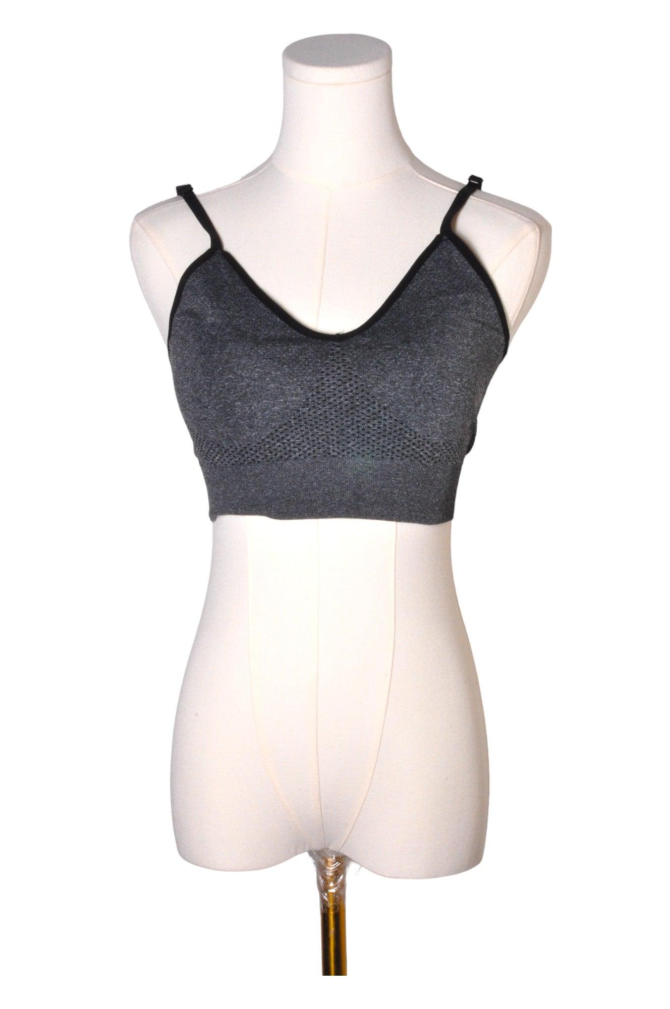 KNIX Women's Premium Activewear Gray Regular-Fit Sports Bras - Size M