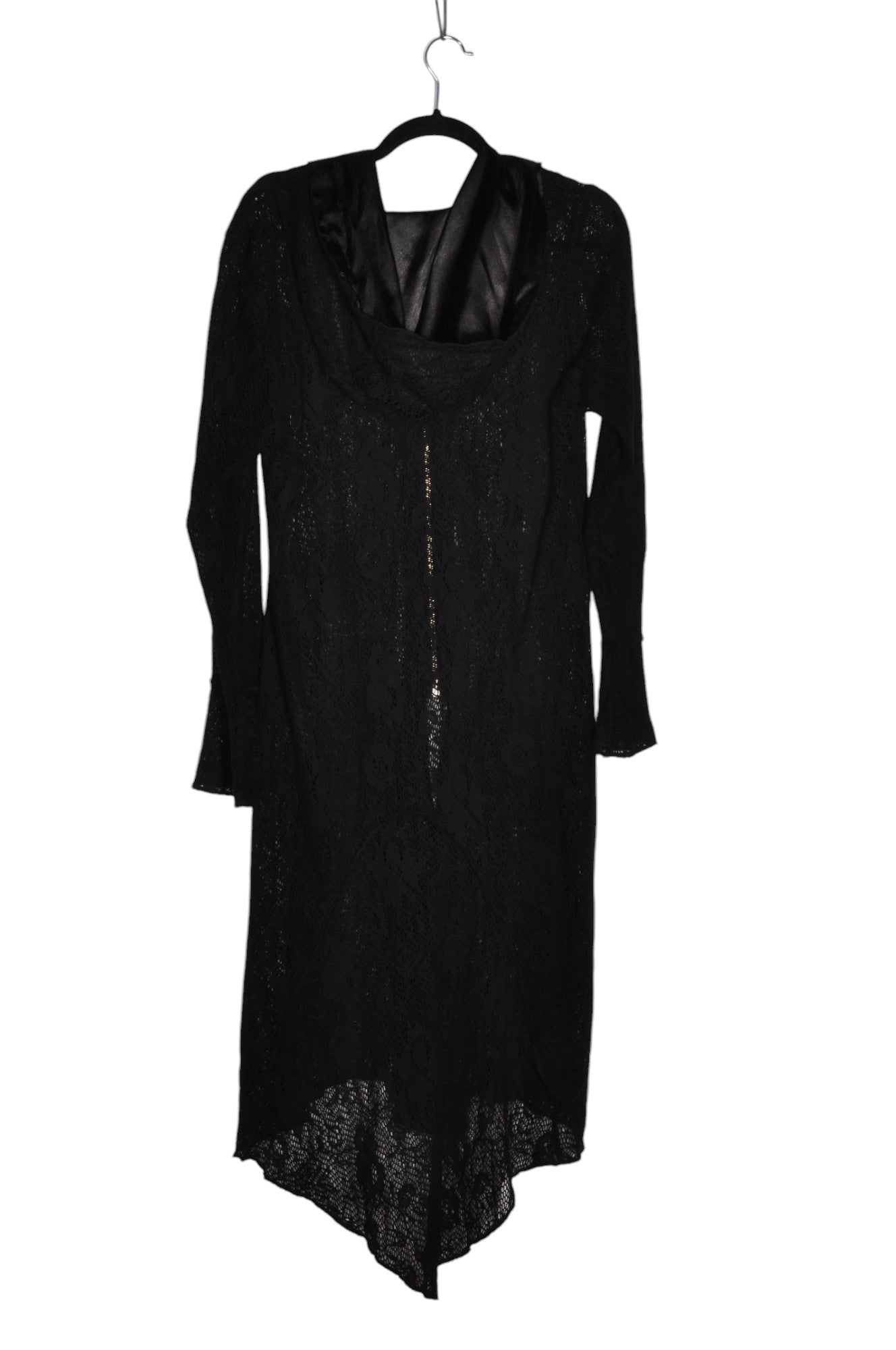 Stylish JANE & JOHN Women's Black XL High Low Regular Fit Dresses