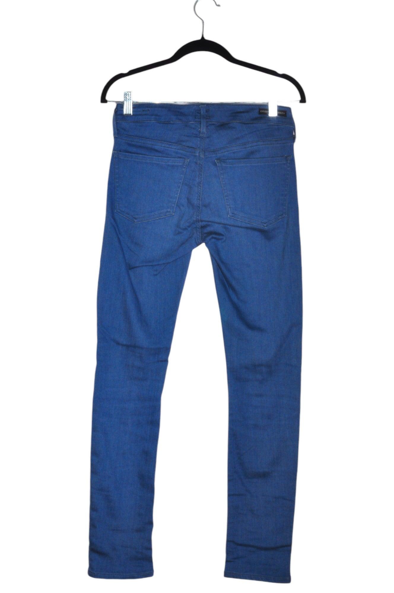 CITIZENS OF HUMANITY Women's Blue Regular-Fit Straight-Legged Second-Hand Jeans in Size XS
