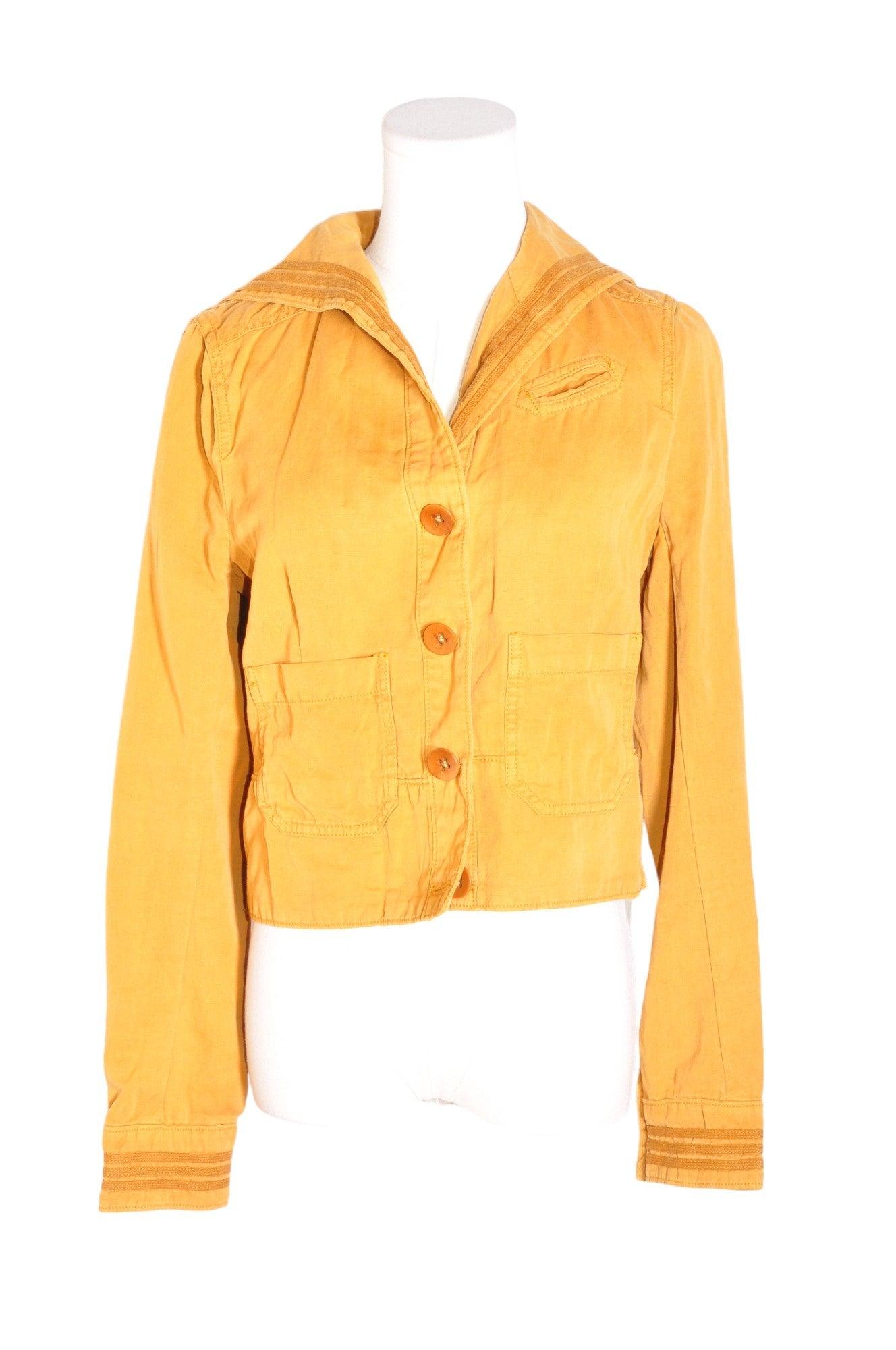 DAUGHTERS OF THE LIBERATION Stylish Women's Brown Regular Fit Button - Down Tops - Size S
