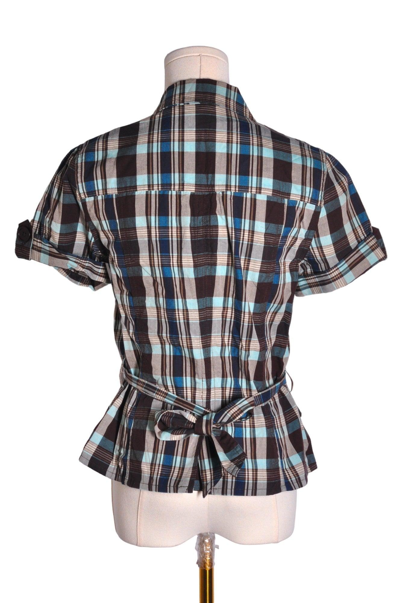 Stylish NEVADA Blue Regular-Fit Women's Blouses in XS Size