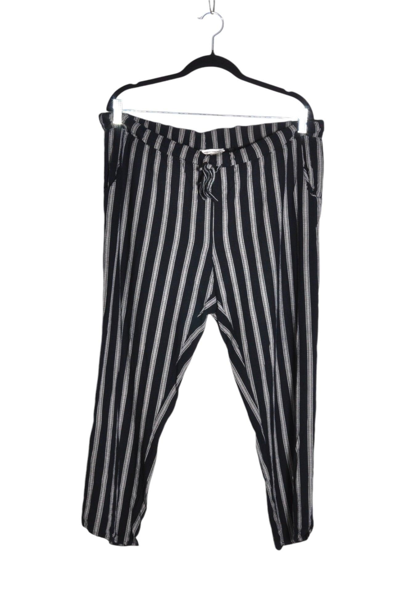 Stylish AMERICAN EAGLE Women's Black Regular-Fit XL Work Pants
