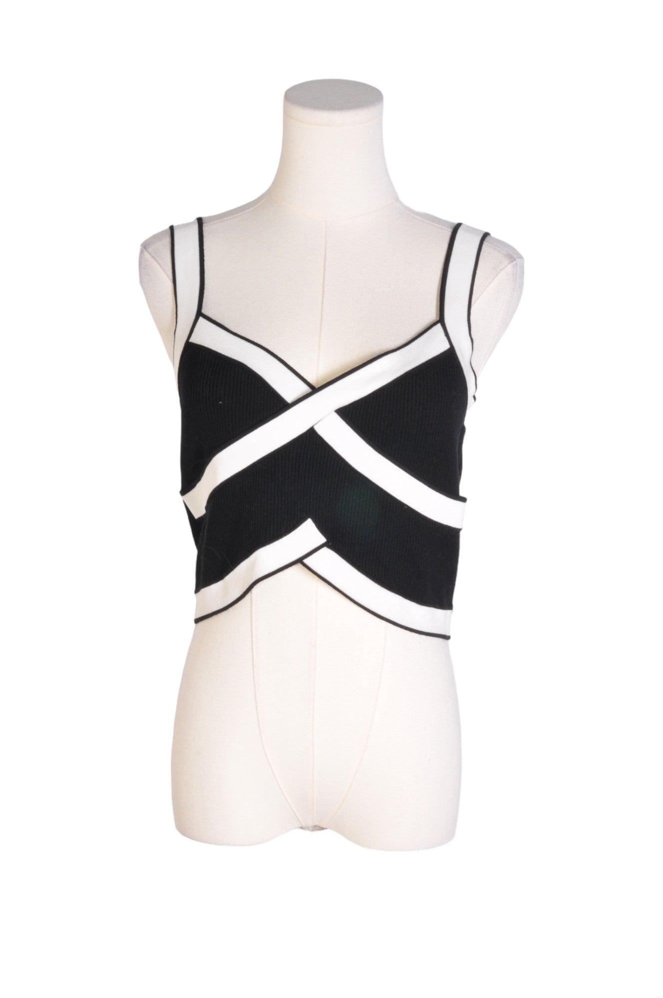 CIDER Stylish Women's Black XL Regular Fit Crop Tops