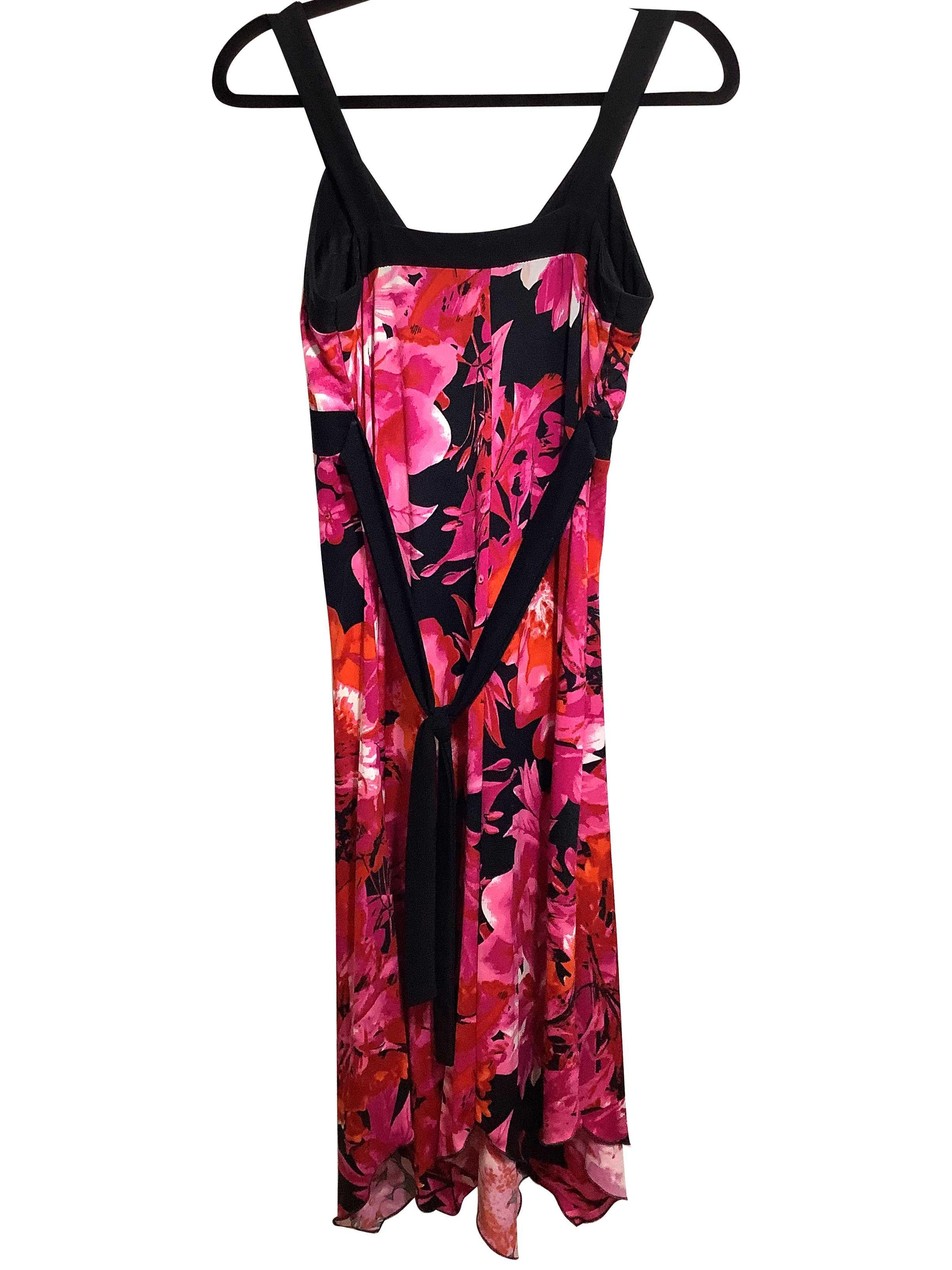 JESSICA Stunning Pink Regular Fit Wrap Dress - Size 6