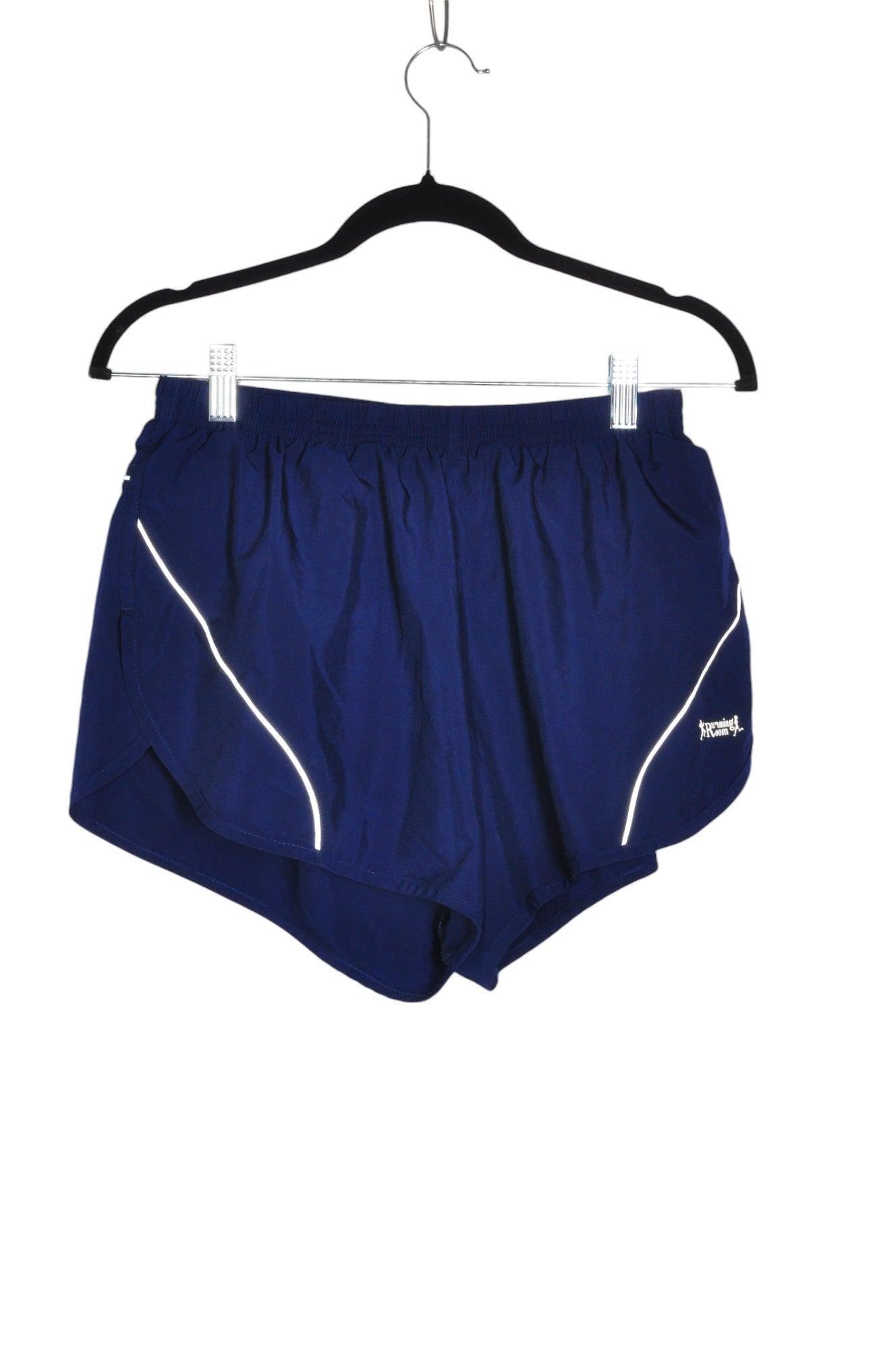 RUNNING ROOM Women's Stylish Classic Blue Regular Fit Running Shorts - Size M